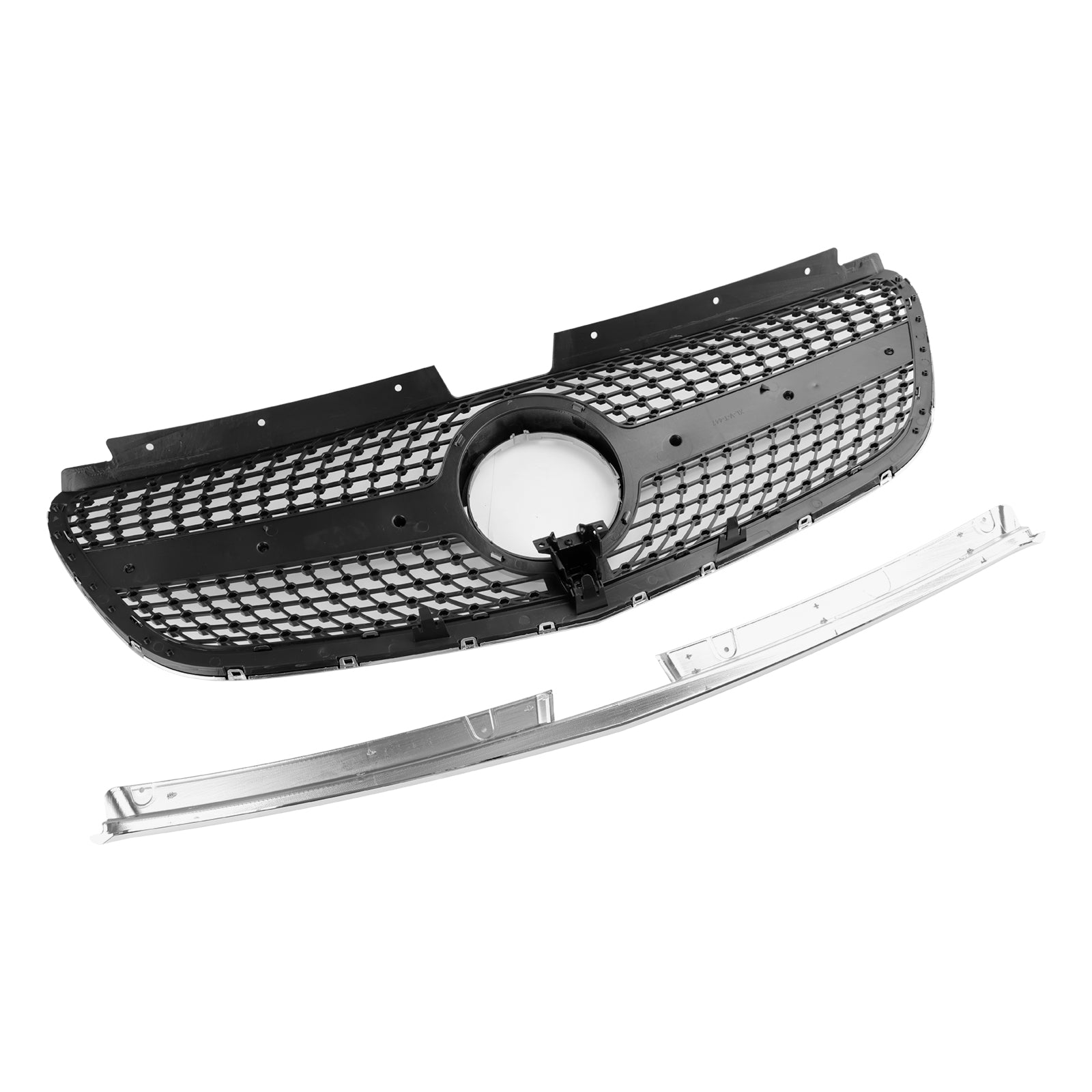 2015 2016 2017 2018 2019 Vito W447 Mercedes GT Stlye Diamond Front Bumper Grill Grille