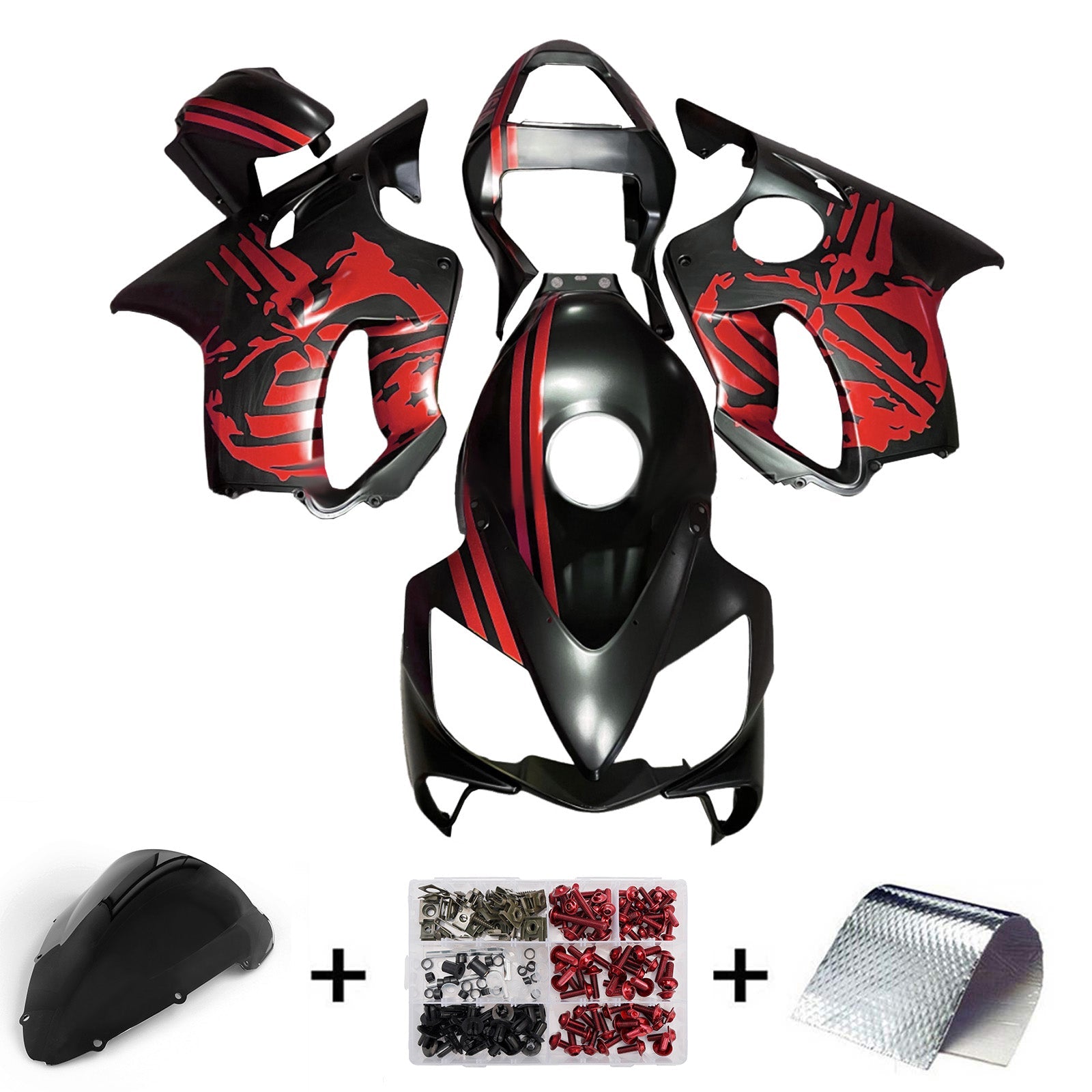 Injection Fairing Kit Bodywork Plastic ABS For Honda CBR600 F4i 2001-2003