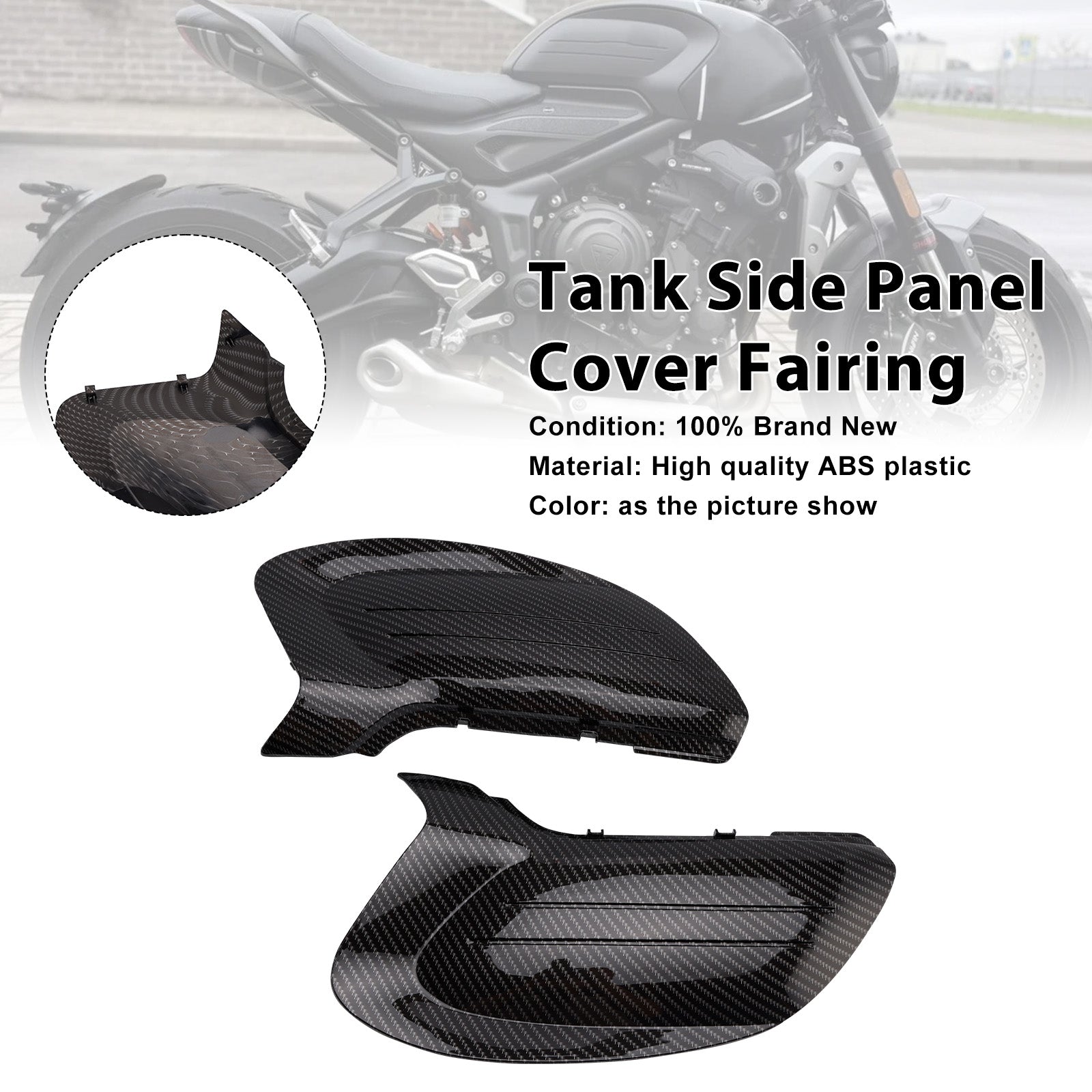 2022-2025 For Trident 660 Tank Side Cover Panel Fairing