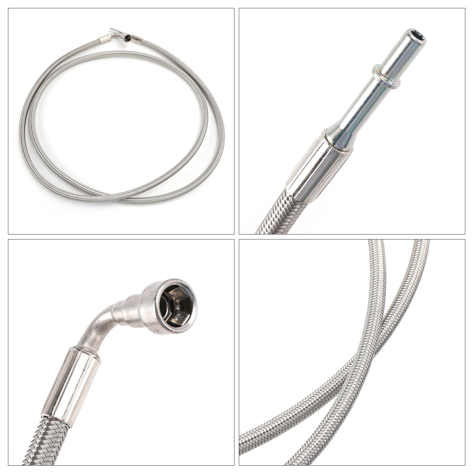 2002-2004 For Tahoe Suburban 1500 Stainless Steel Braided Fuel Line Kit 819823