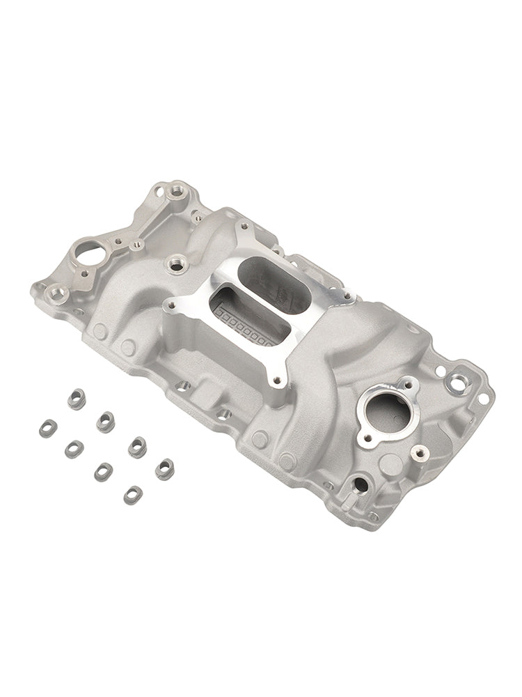 Dual Plane Intake Manifold fit Chevy Small Block 305 327 350 400 57-86 High Rise