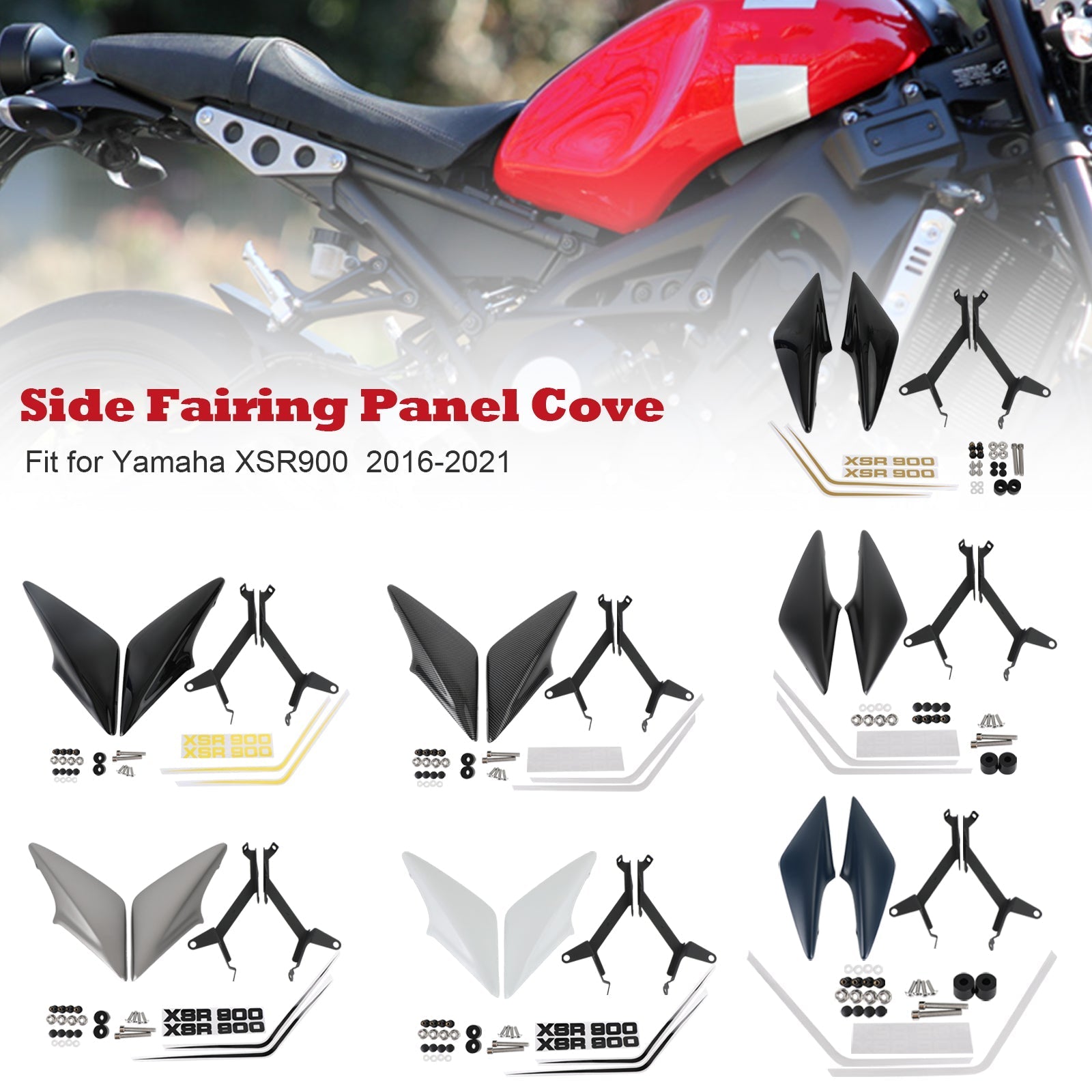 2016-2021 Yamaha XSR 900 Tail Side Driver Seat Frame Cover Fairing Generic