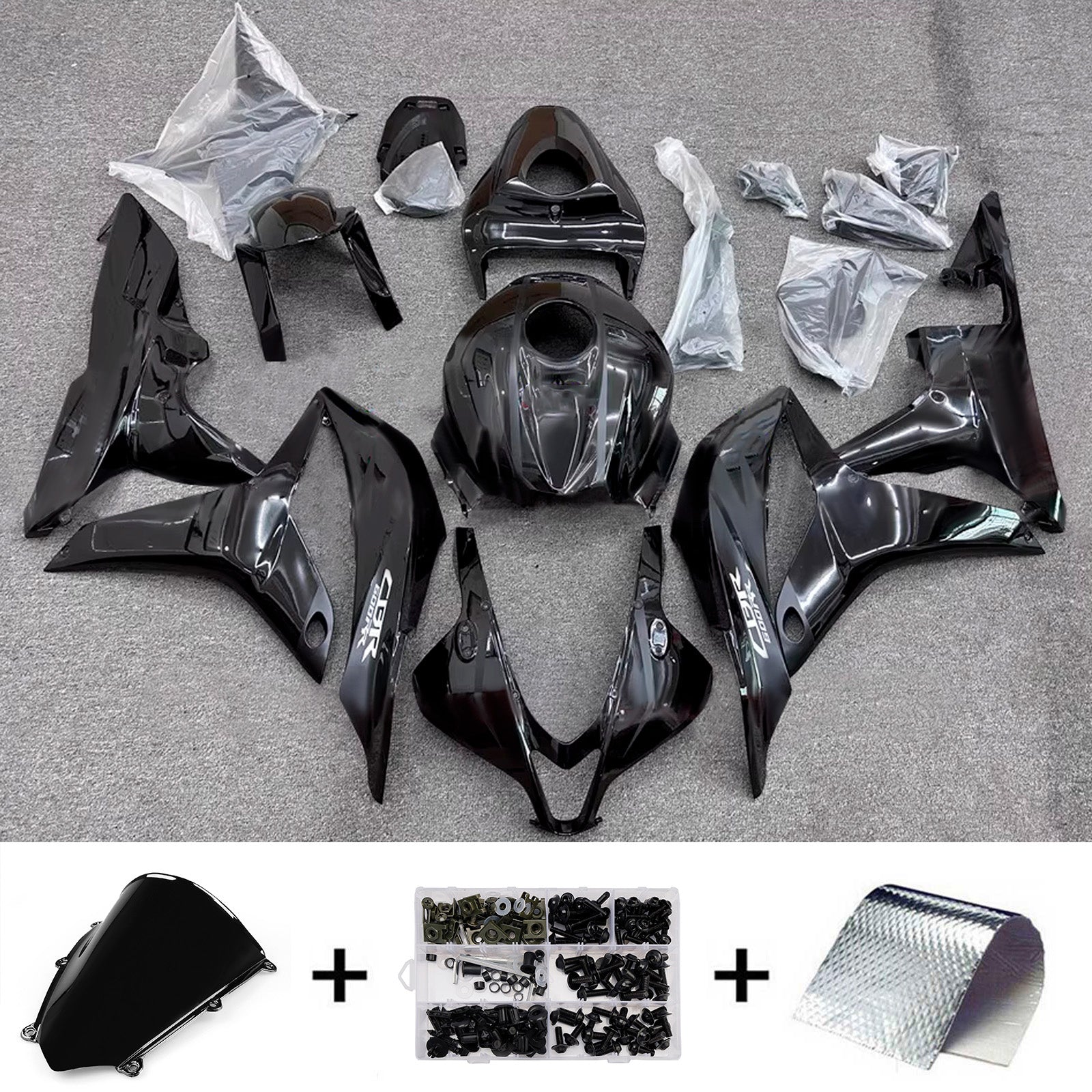 2007-2008 Honda CBR600RR F5 Injection Fairing Kit Bodywork Plastic ABS