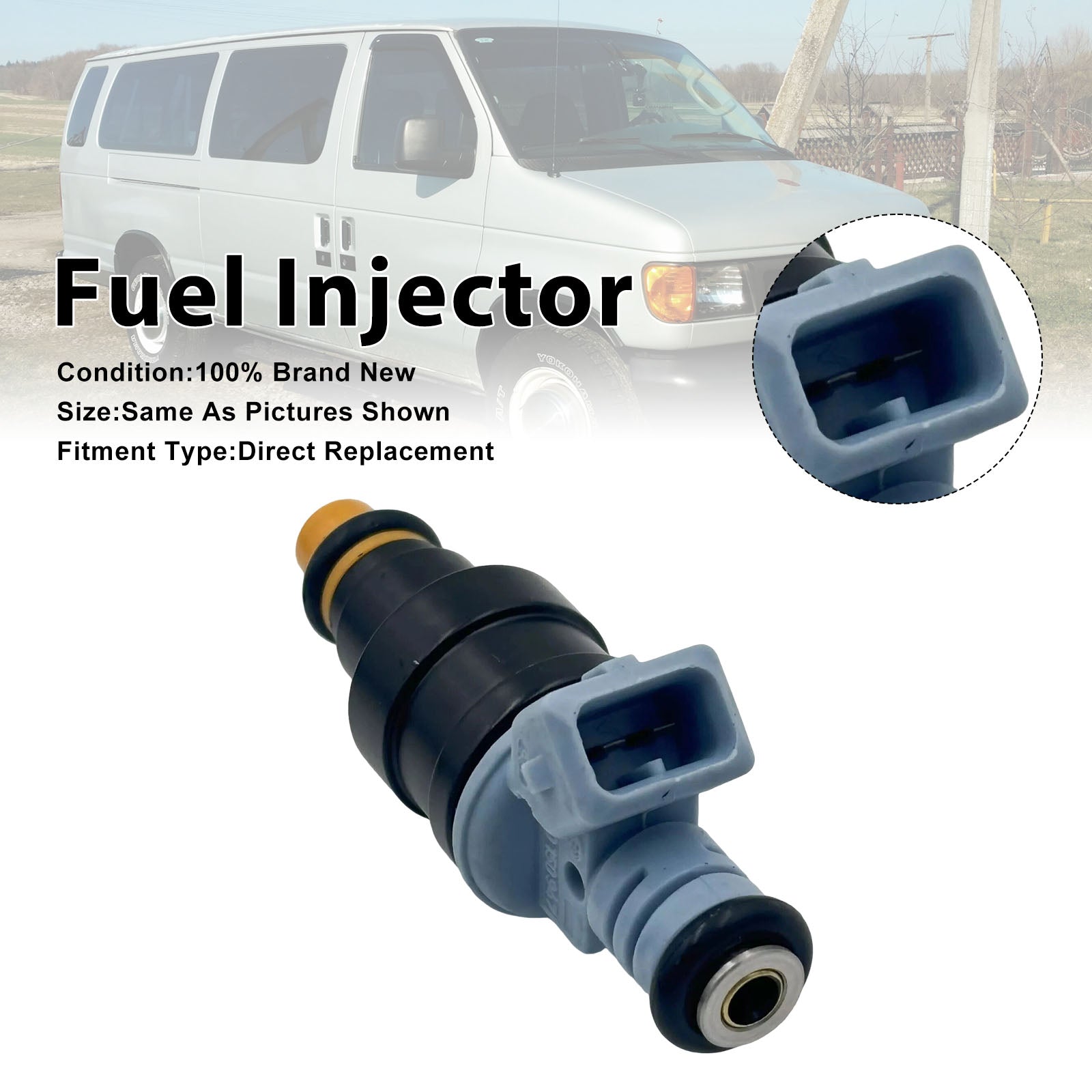 1Pcs Fuel Injector For Ford F250 1991-1996 F350 7.5L 1991-1997 0280150947