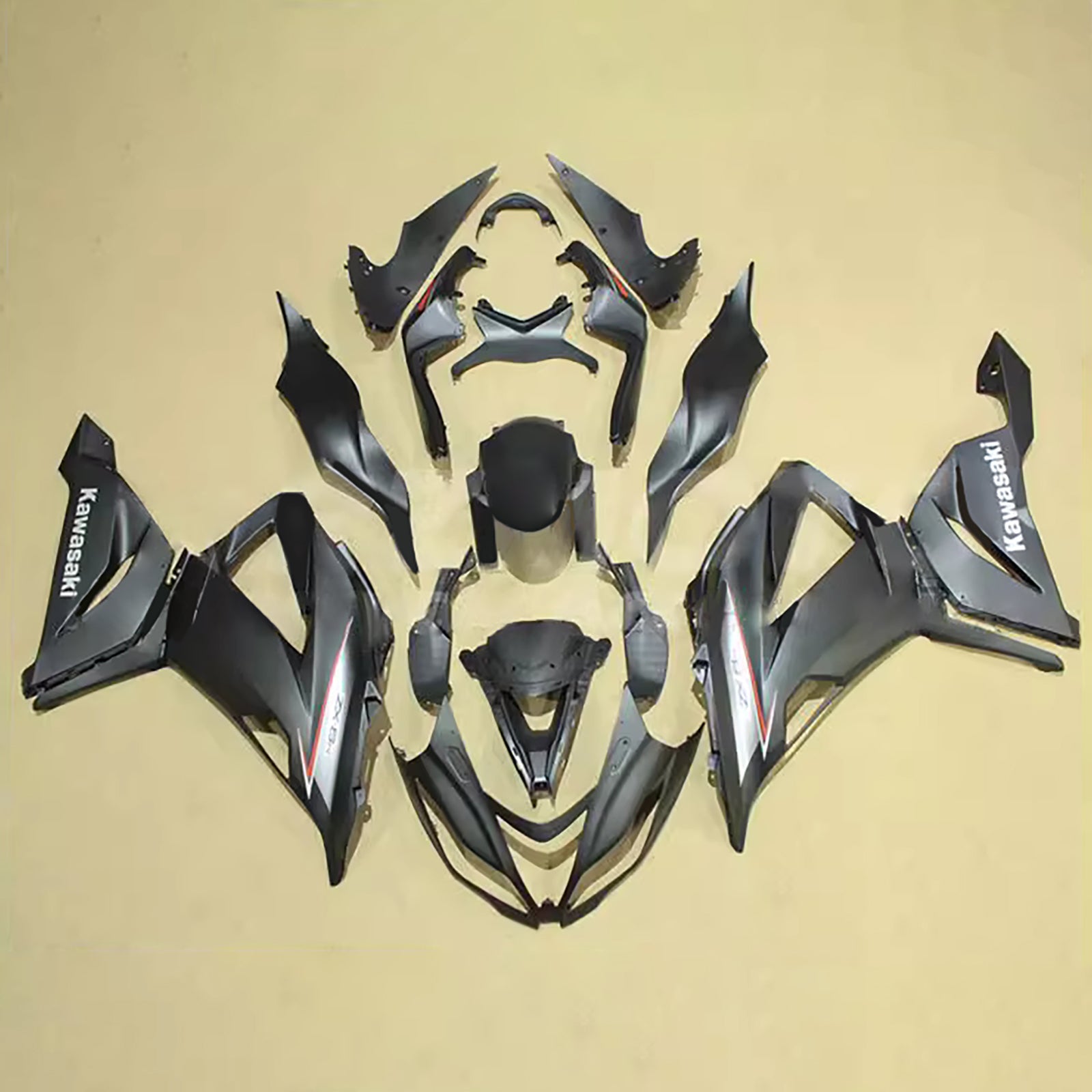 Injection Fairing Kit Bodywork Plastic ABS fit For Kawasaki ZX6R 636 2013-2018
