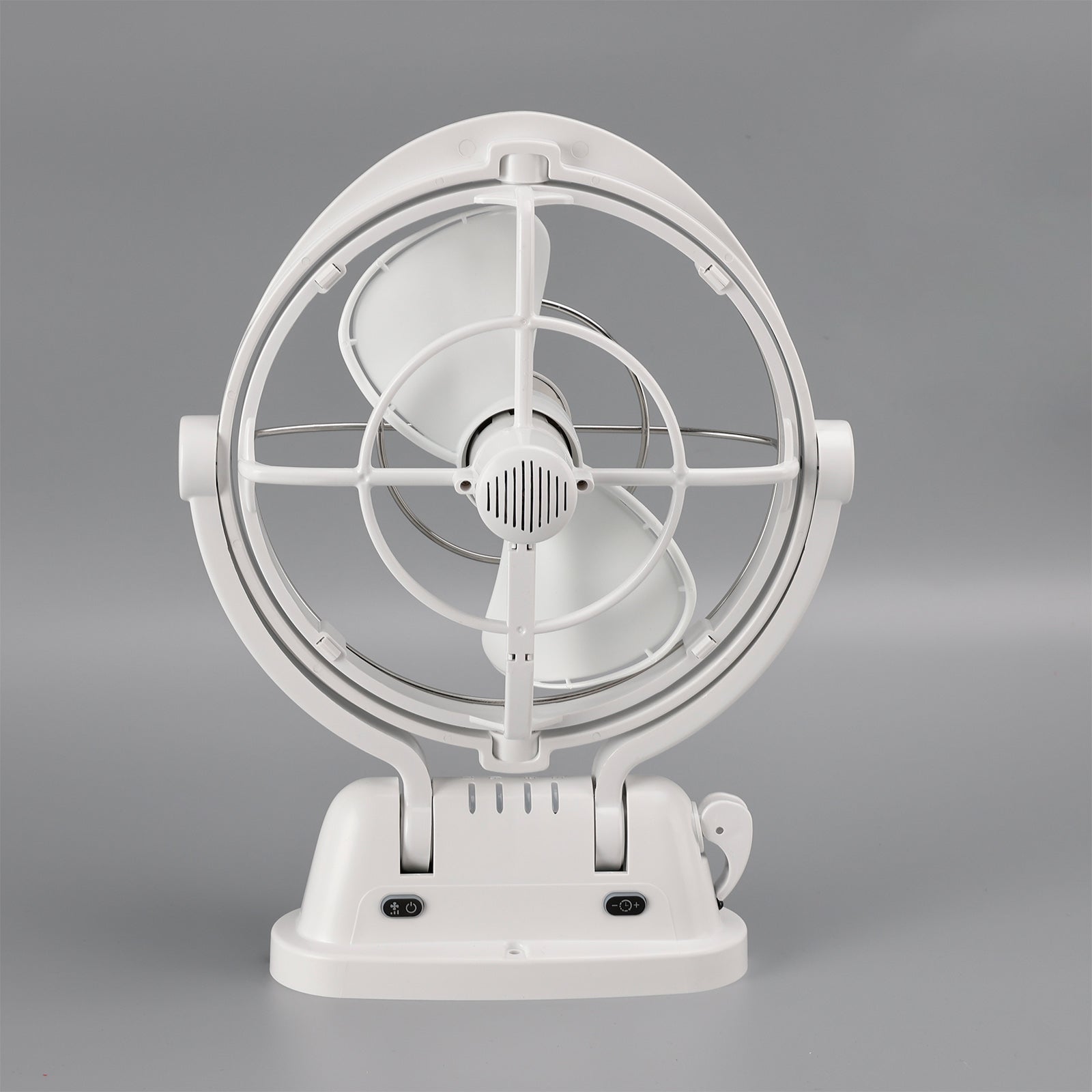 12V/24V Auto-Sensing Low-Power Draw Fan For Boats and RV White