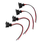 4-EV1 Fuel Injector Connector Plug Clip Pigtail Quick Disconnect Fit Daewoo