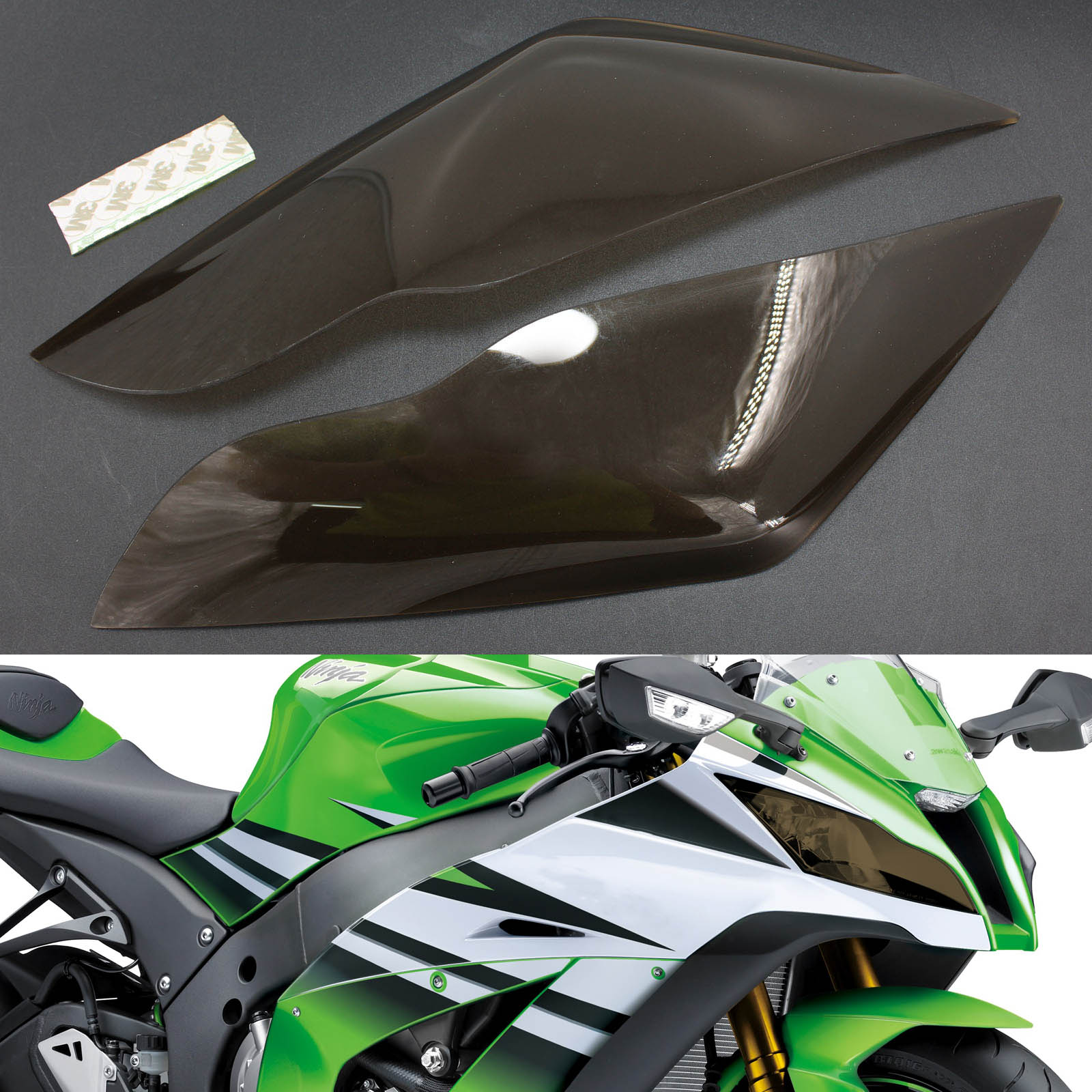 2011-2015 Kawasaki Zx-10R Zx 10R Front Headlight Lens Protection Generic