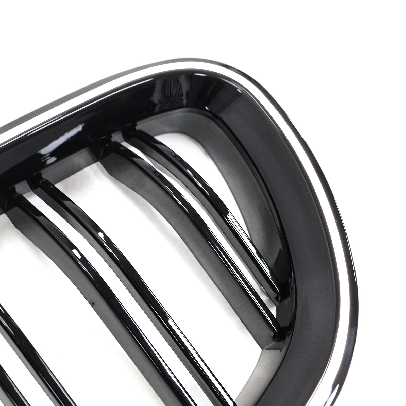 01.2009-10.2016 BMW 5-Series F10 Sedan Kidney Bumper Grille Grill Gloss Black 51137203203 51137203204
