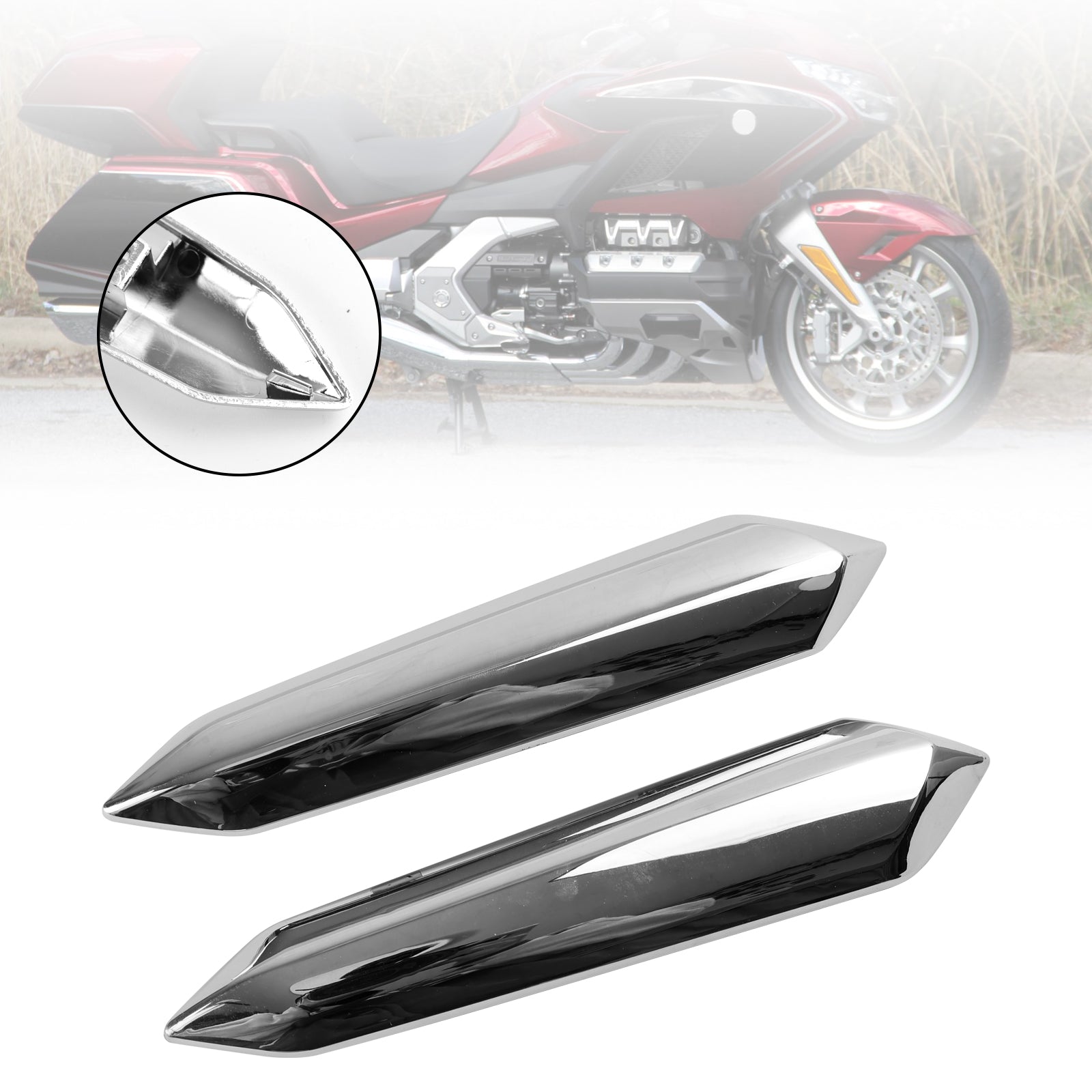 Honda all 2018-2022 Goldwing and Goldwing Tour models Windshield Windscreen Strut Covers