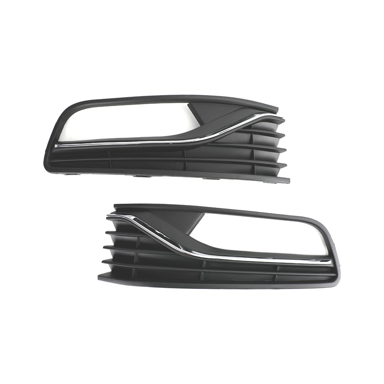 Pair Front Bumper Fog Light Cover Grill Grille fit VW Polo 6R 2014 2015 2016 2017 Car Accessorie