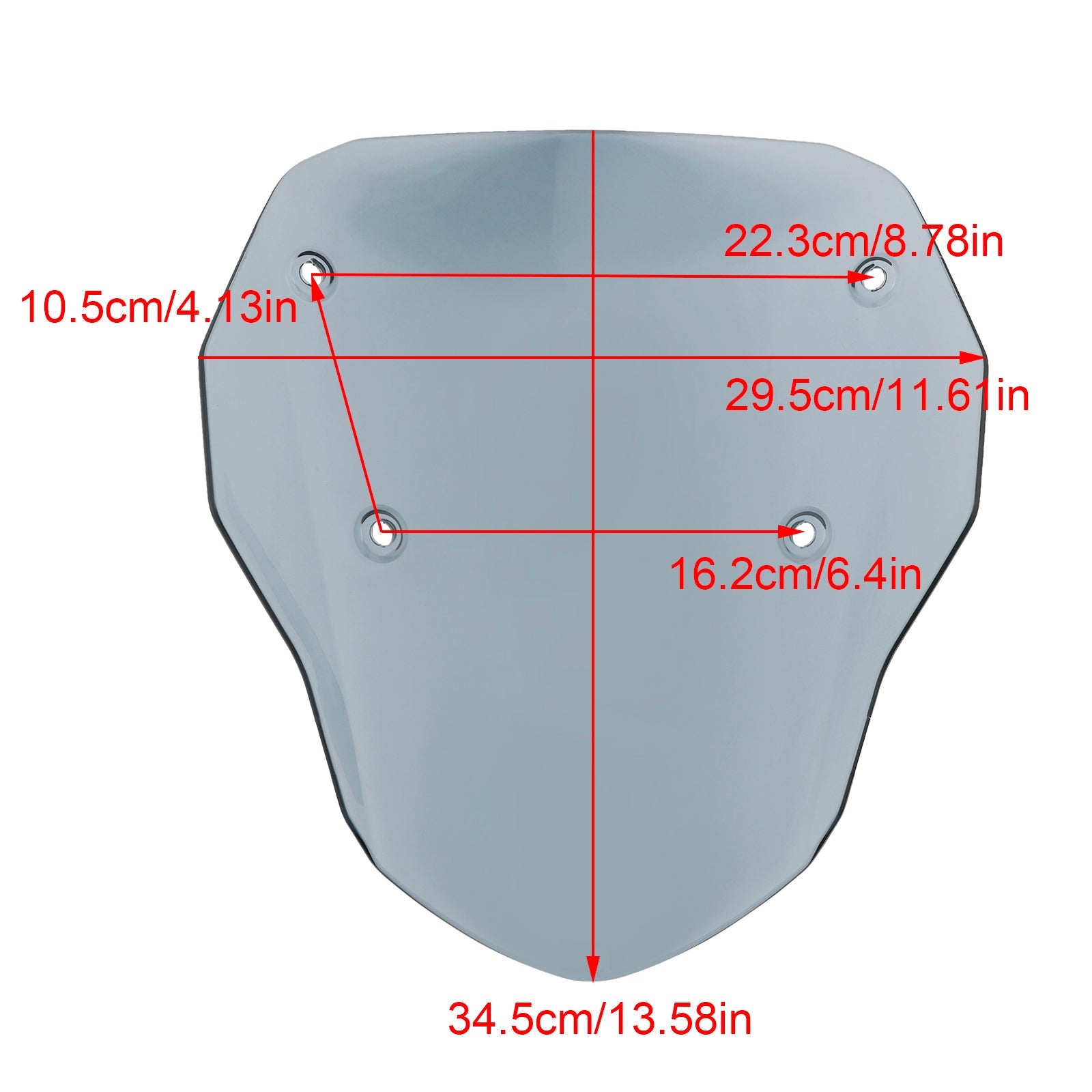 2024 BMW R1300GS Headlight Windscreen Cover Windshield WindScreen
