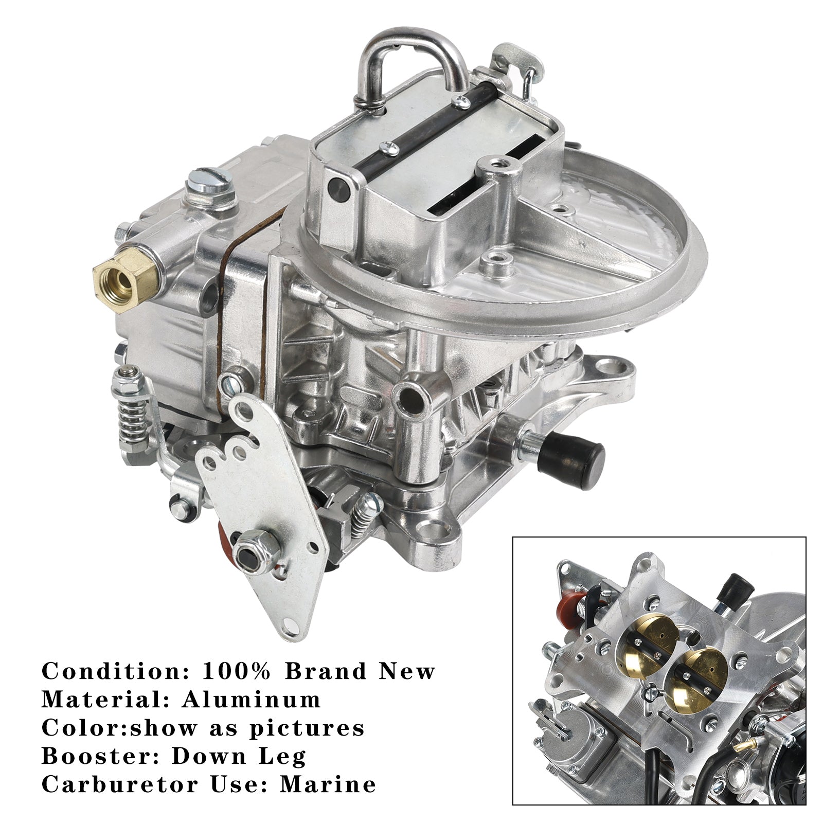 Holley 2300 Gas Marine Carburetor 500 CFM Electric Choke 0-80402-2