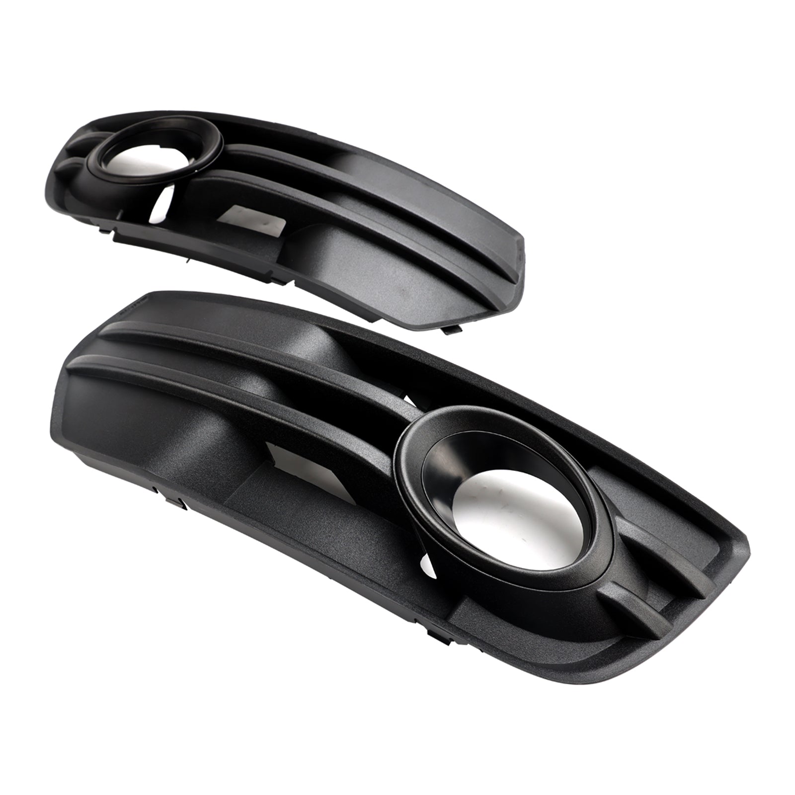 2009-2012 Audi Q5 2PCS Front Bumper Grill Fog Light Lamp Covers Trim Generic