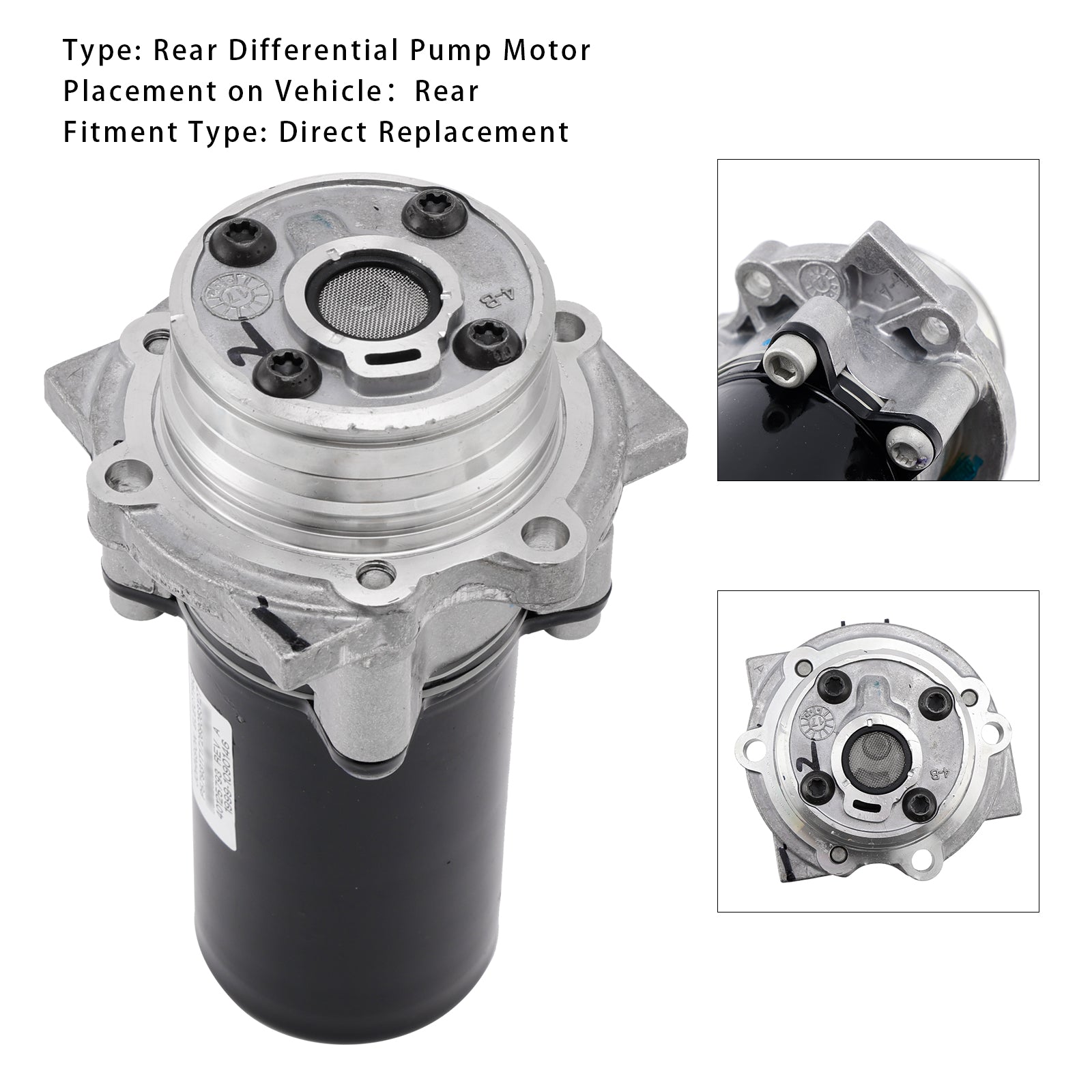 2022 Jeep/Cherokee Latitude Lux Limited Trailhawk 2.0L L4 Rear Differential Pump Motor 68227808AA 68227808AB