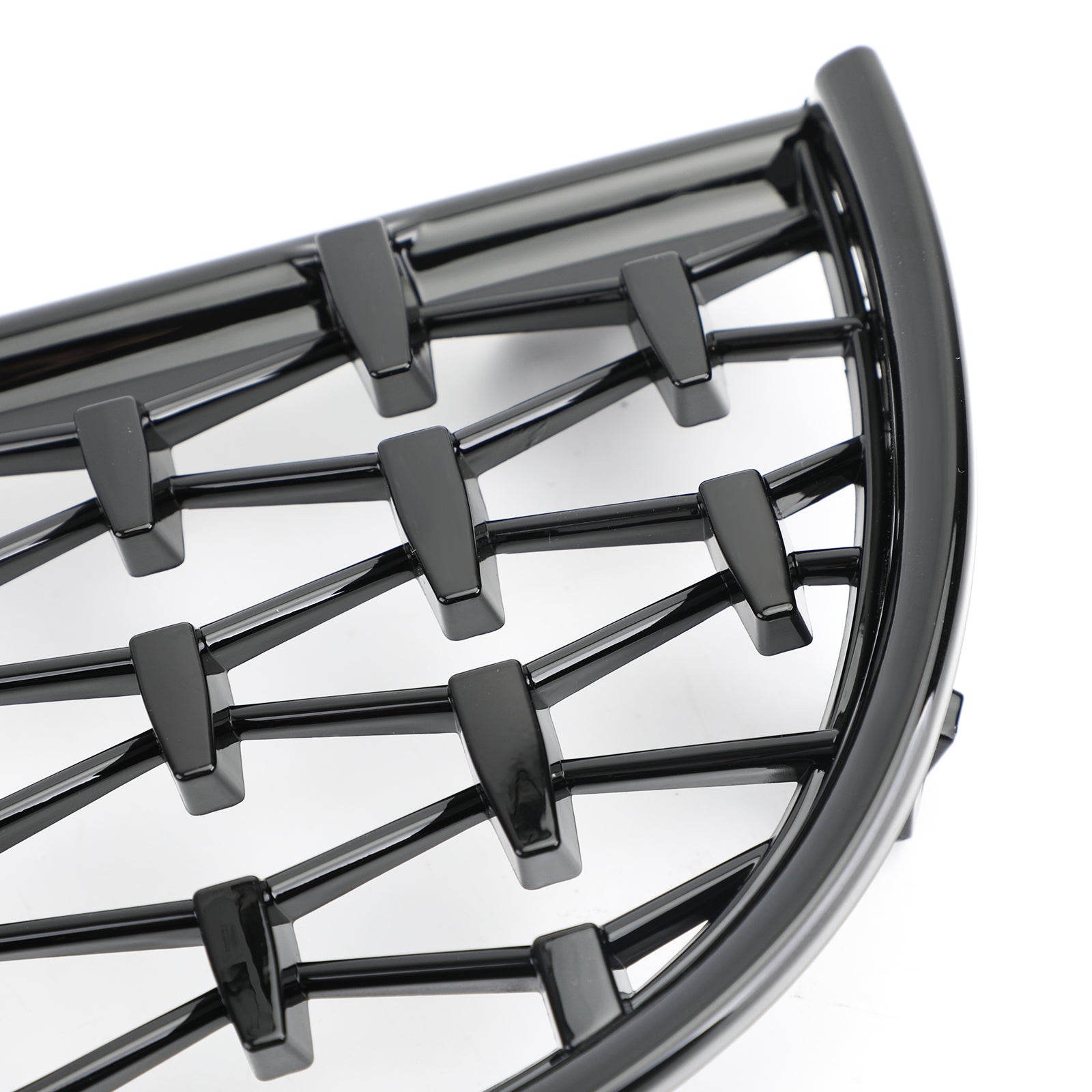 Meteor Black Kidney Grill Mesh Grille Fit for BMW E90 3 Series Sedan 2005-2008 51712151895 51712151896 51712151897 51712151898 Generic