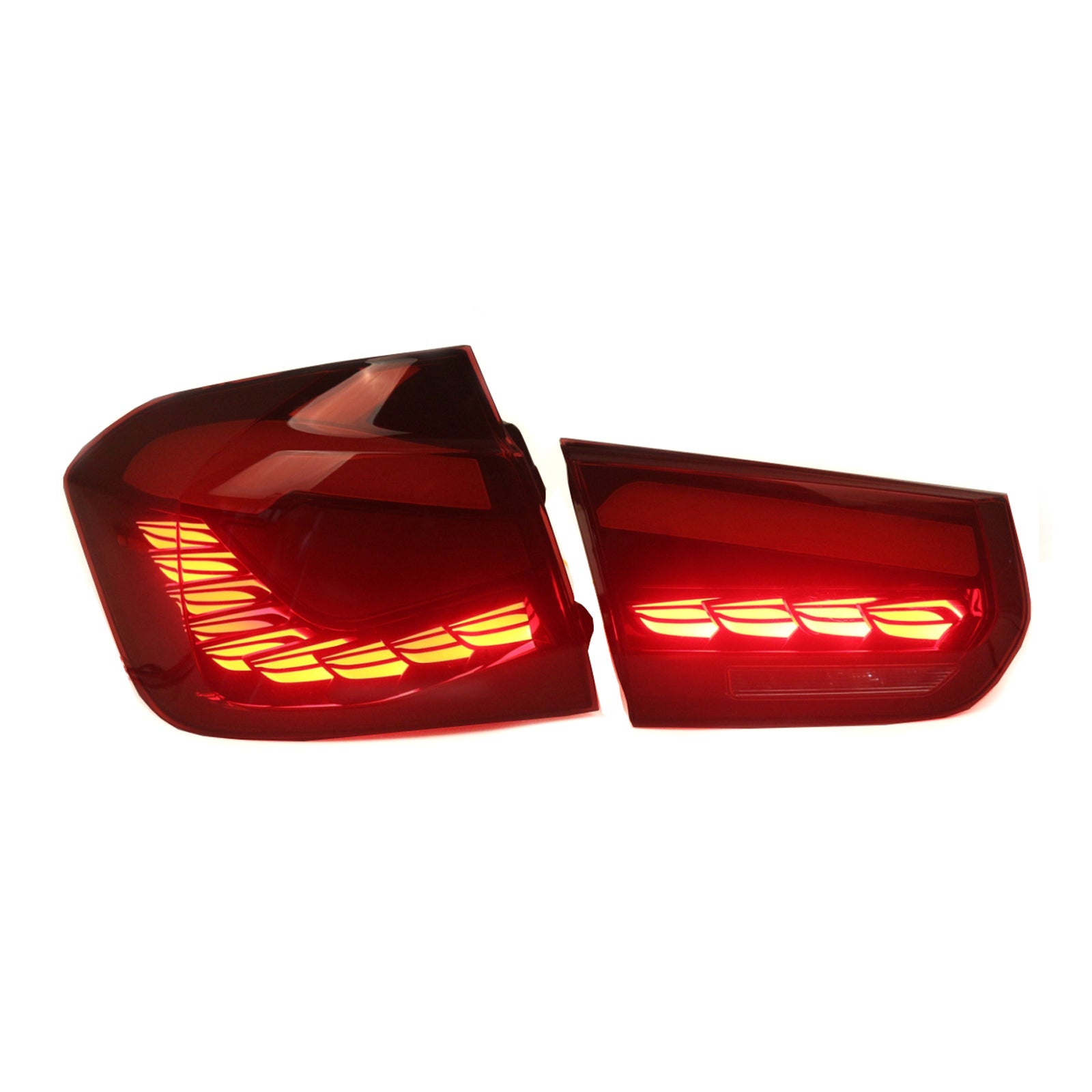2012-2018 BMW 3 Series F30 F35 F80 L&R Red LED Tail Lights Rear Lamp Assembly 63217313039 63217372793