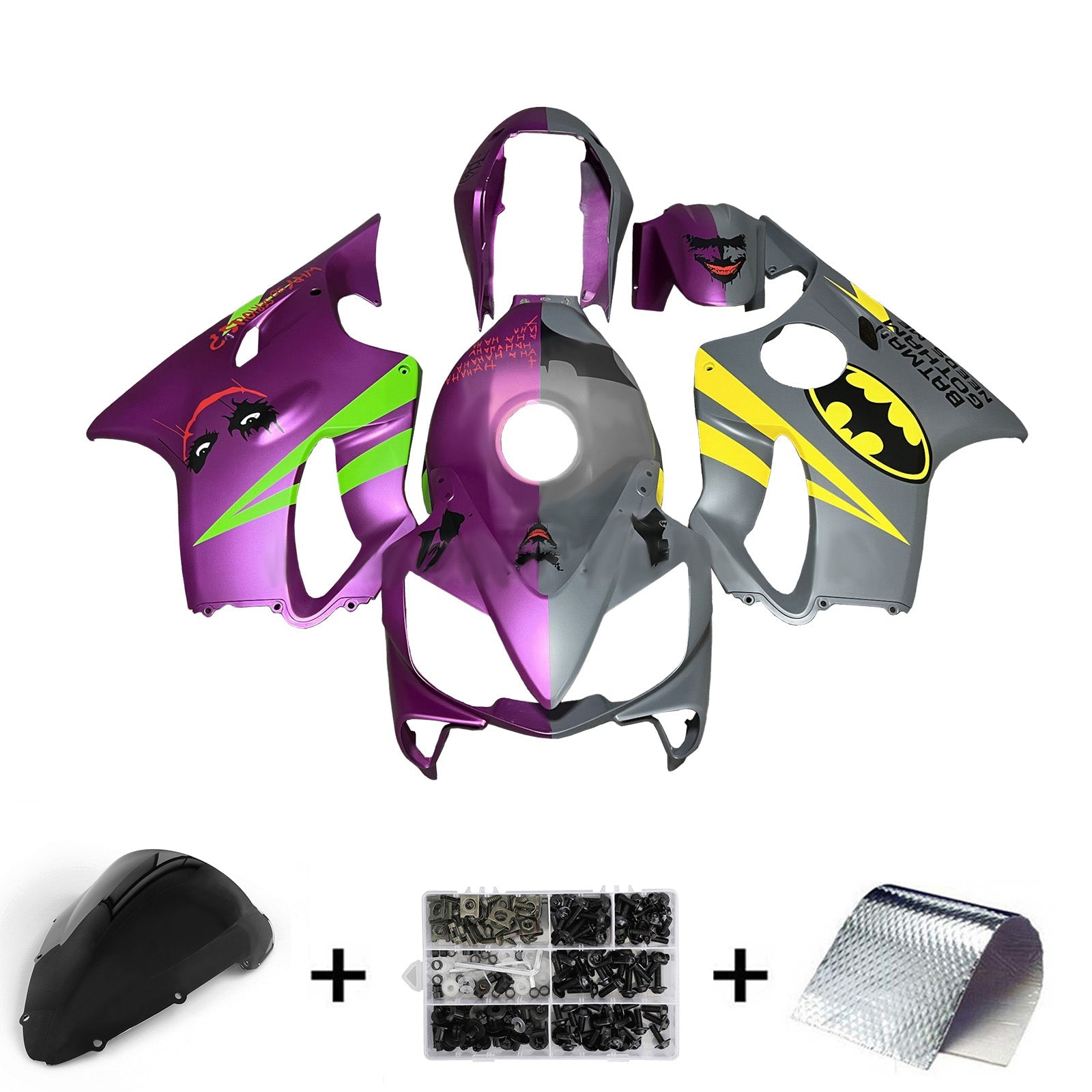 Injection Fairing Kit Bodywork Plastic ABS For Honda CBR600 F4i 2004-2007