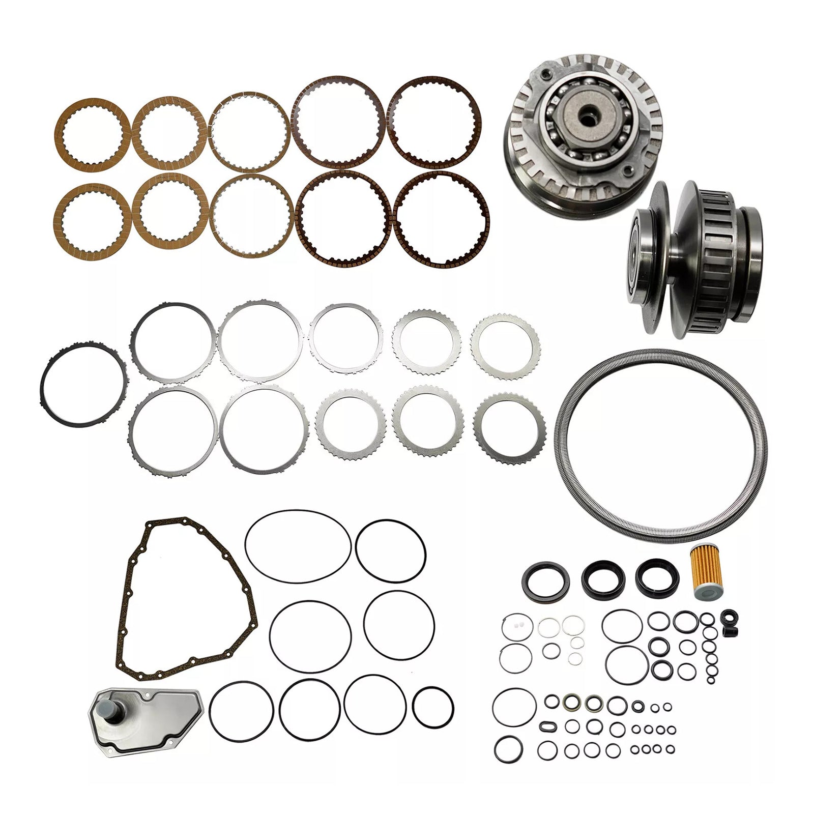 2011-2015 SUZUKI SOLIO L4 1.2L Transmission Master Rebuild Kit & Pulley Set W/ Belt JF015E RE0F11A
