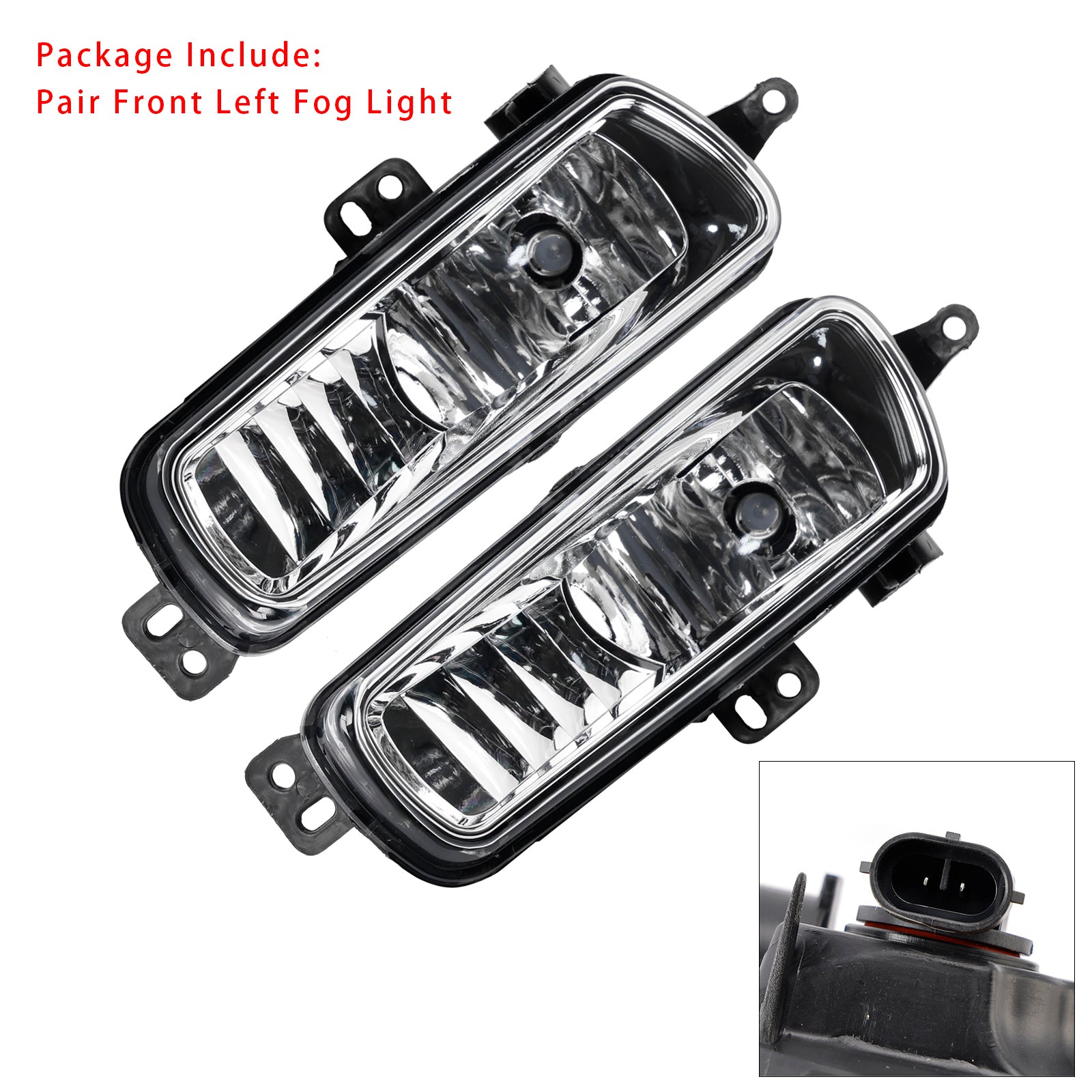 2014-2023 Ford Transit MK8 V363 Pair Front Fog Light Lamps With Bulbs 1874688 F1EB-15A255-AB