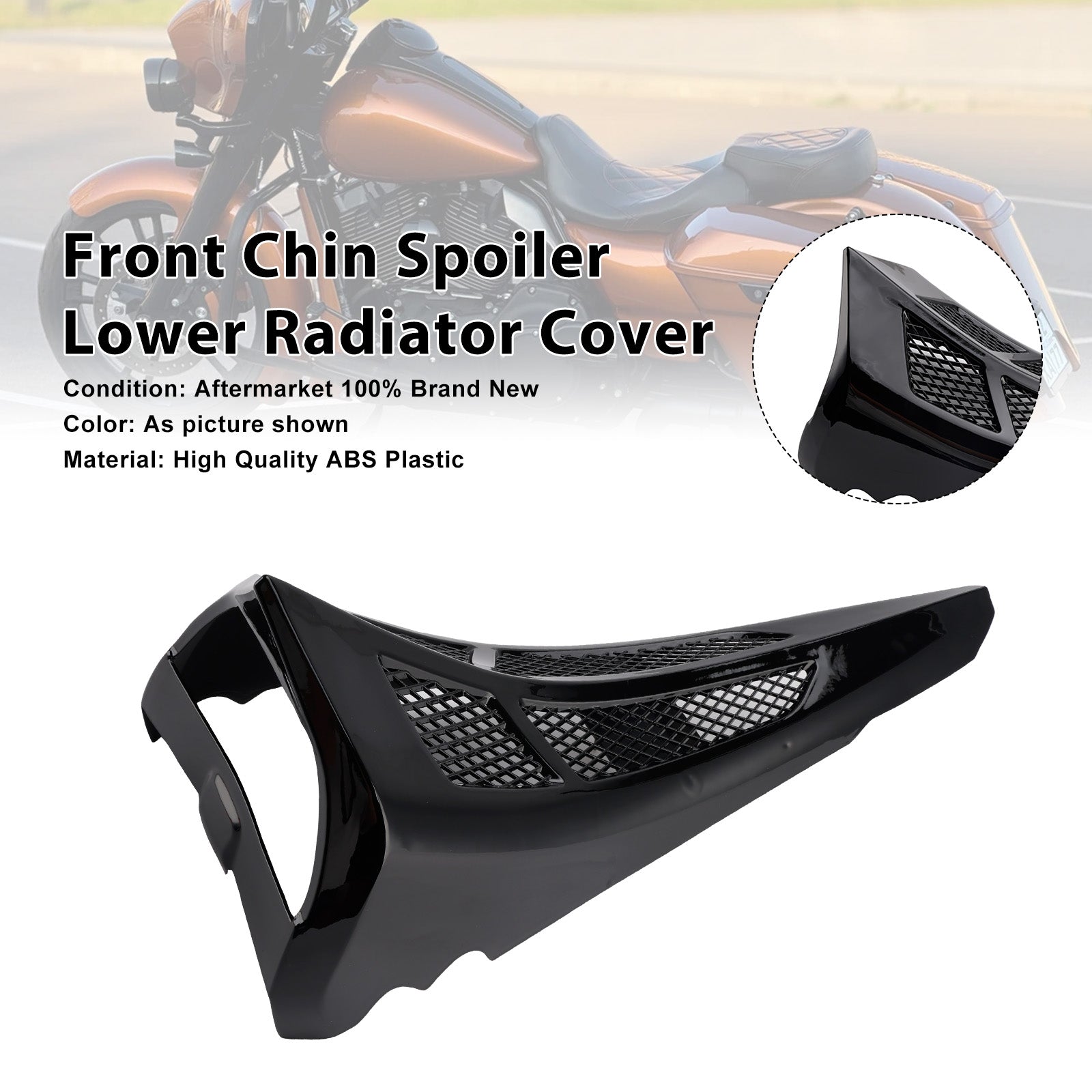 2014-2022 Touring Street Road Glide Chin Spoiler Scoop