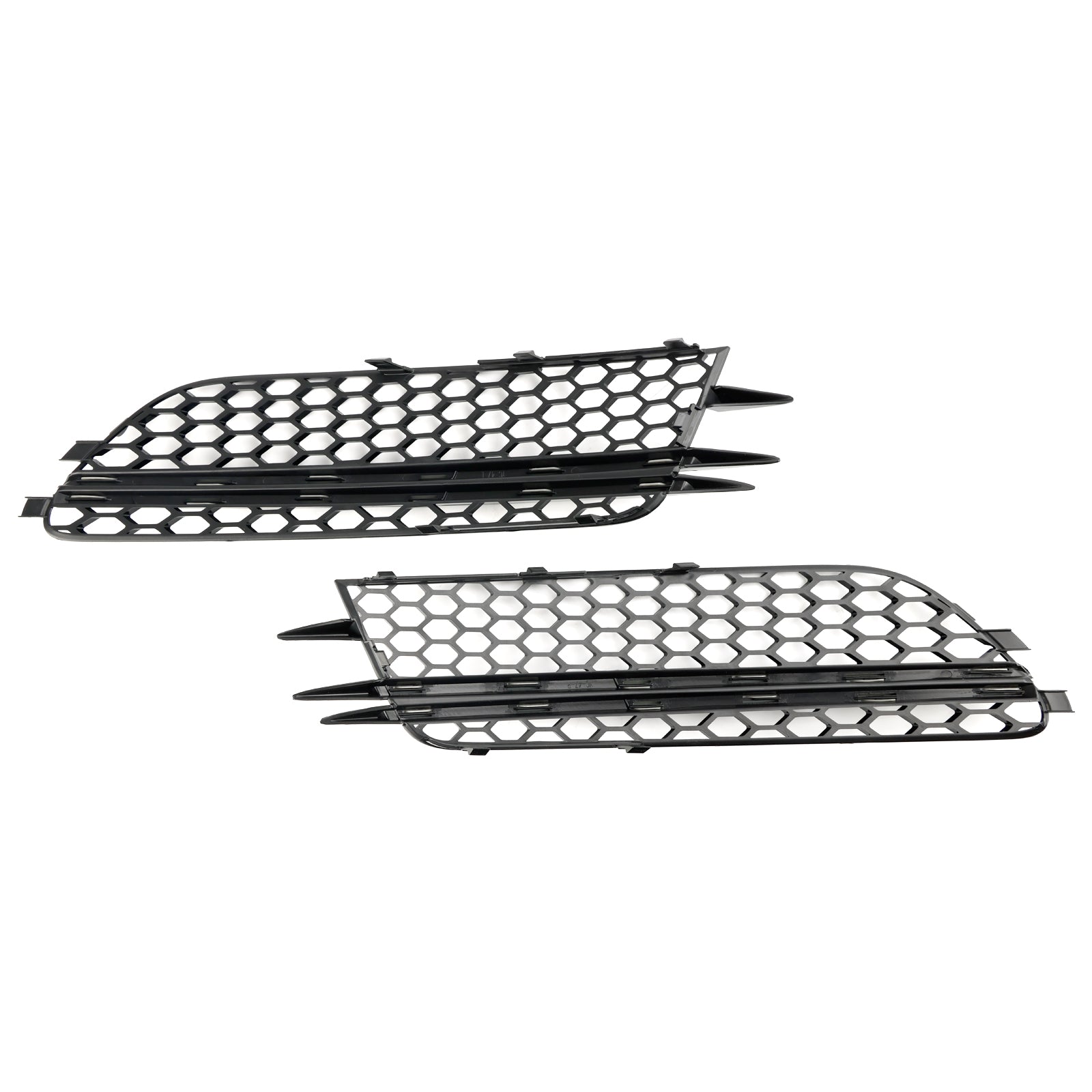 2012-2015 Audi A6 4G C7 2PCS Front Fog Light Cover Bezel Bumper Grille