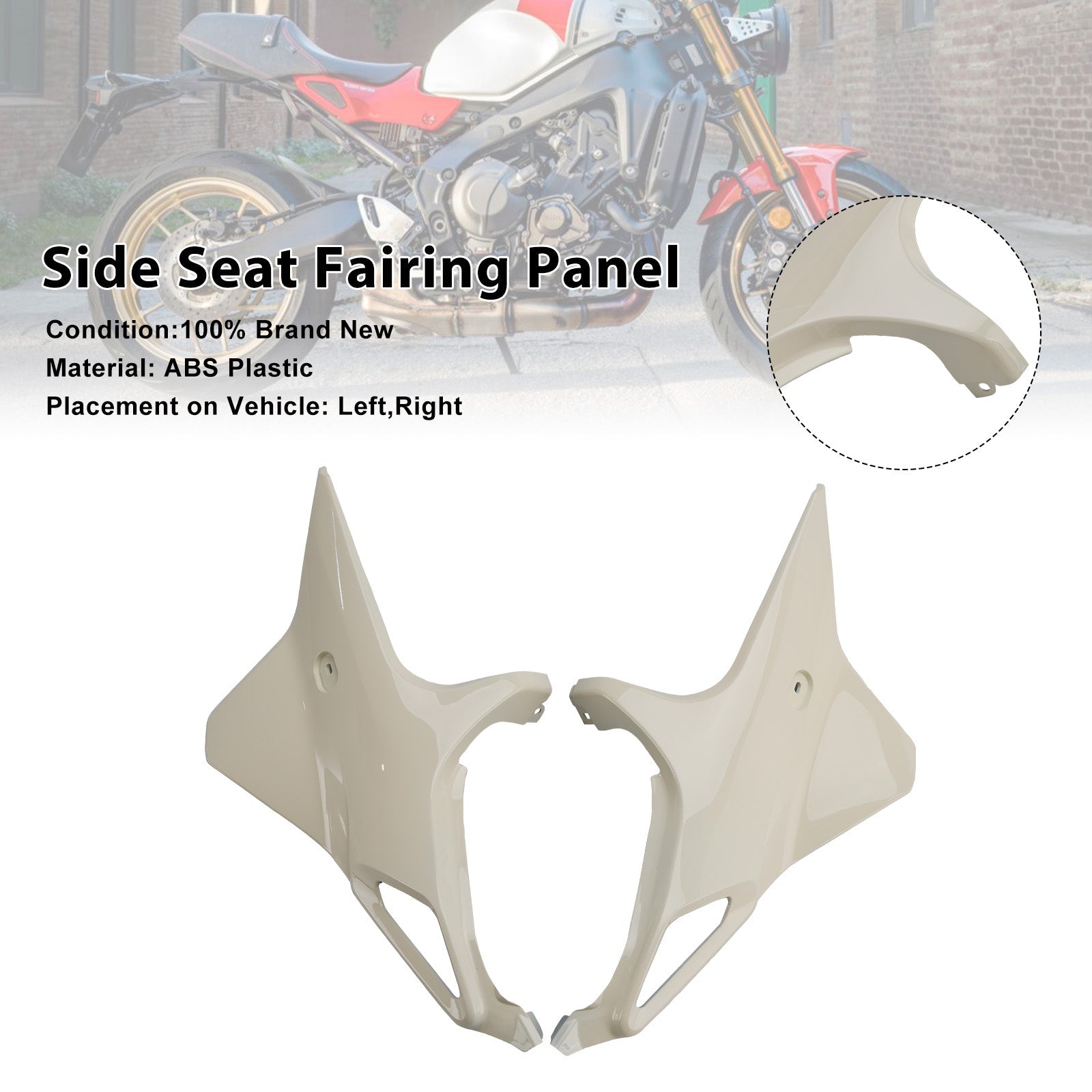 2022-2025 Yamaha XSR 900 XSR900 Side Seat Fairing Panel Cowl