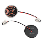 1156 LED Turn Signal Light Inserts Lamp Fit for Softail Touring Dyna Sportster
