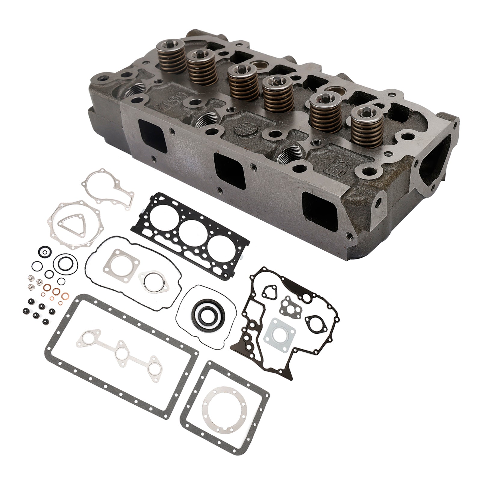 Kubota D902 RTV900 Complete Cylinder Head+Gasket Kit Tractort 1G962-03045 1G962-03046 1G90-03040