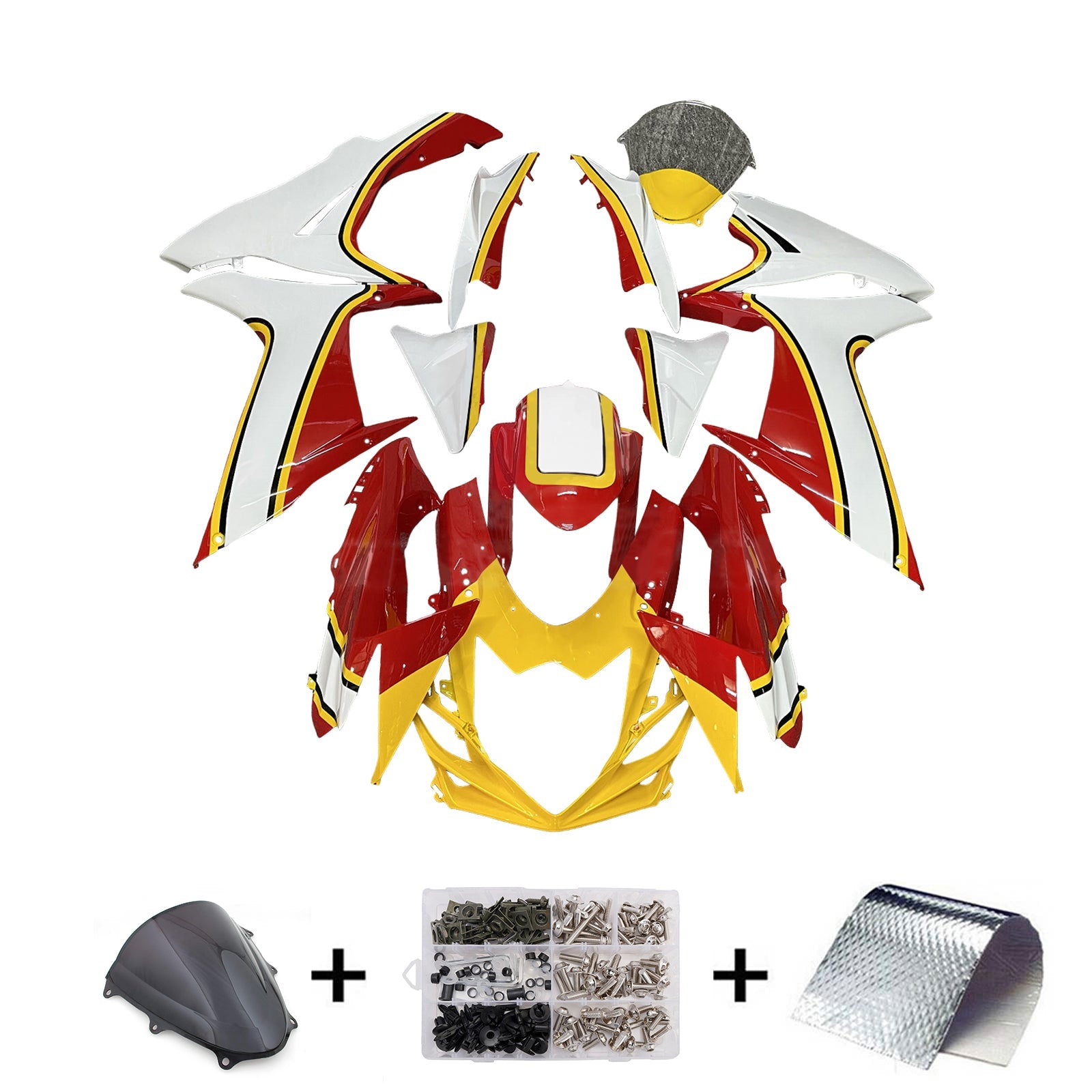 Injection Fairing Kit Bodywork Plastic ABS For Suzuki GSXR 600/750 2011-2025 K11