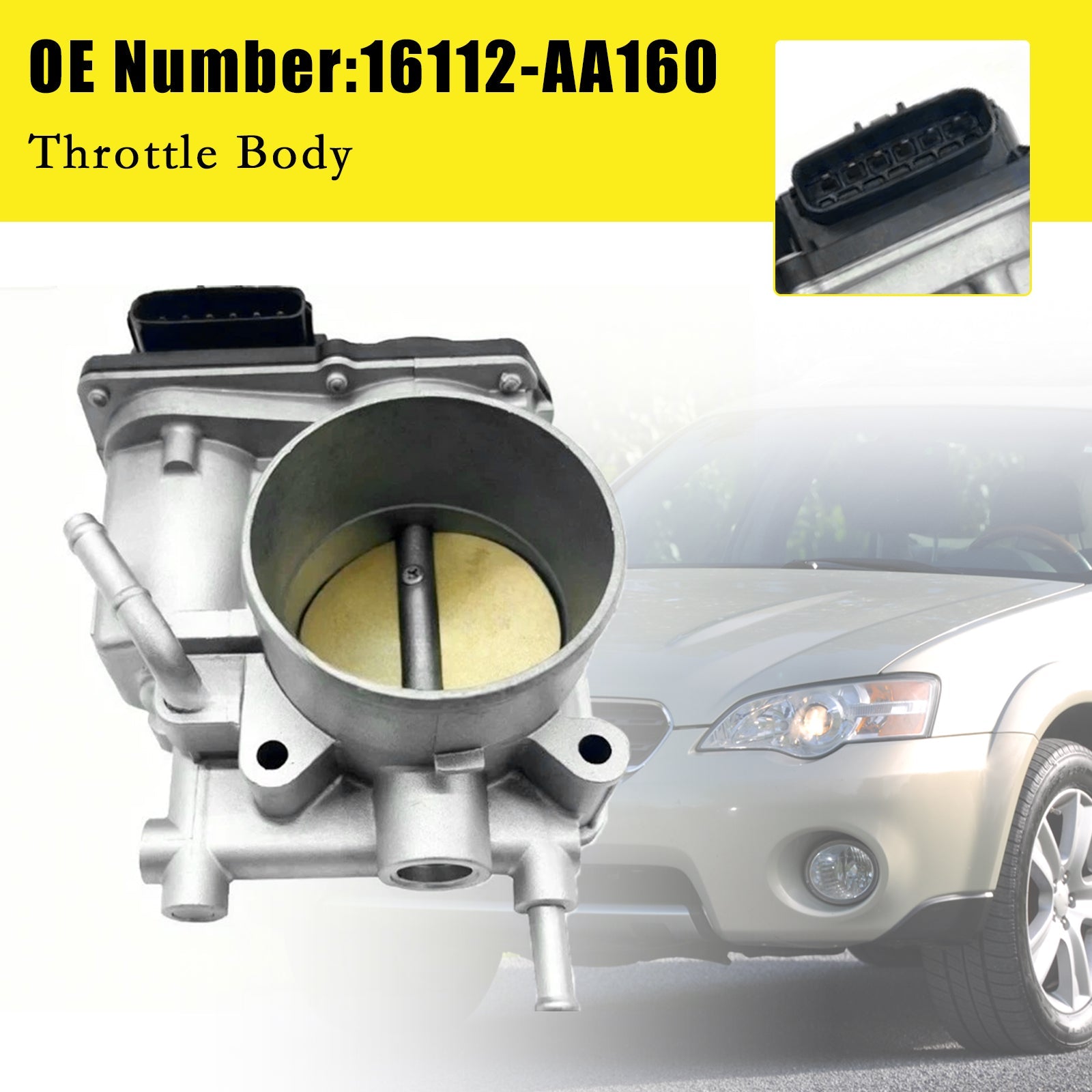 2006-2009 For Subaru Outback Tribeca Legacy Throttle Body 16112-AA160