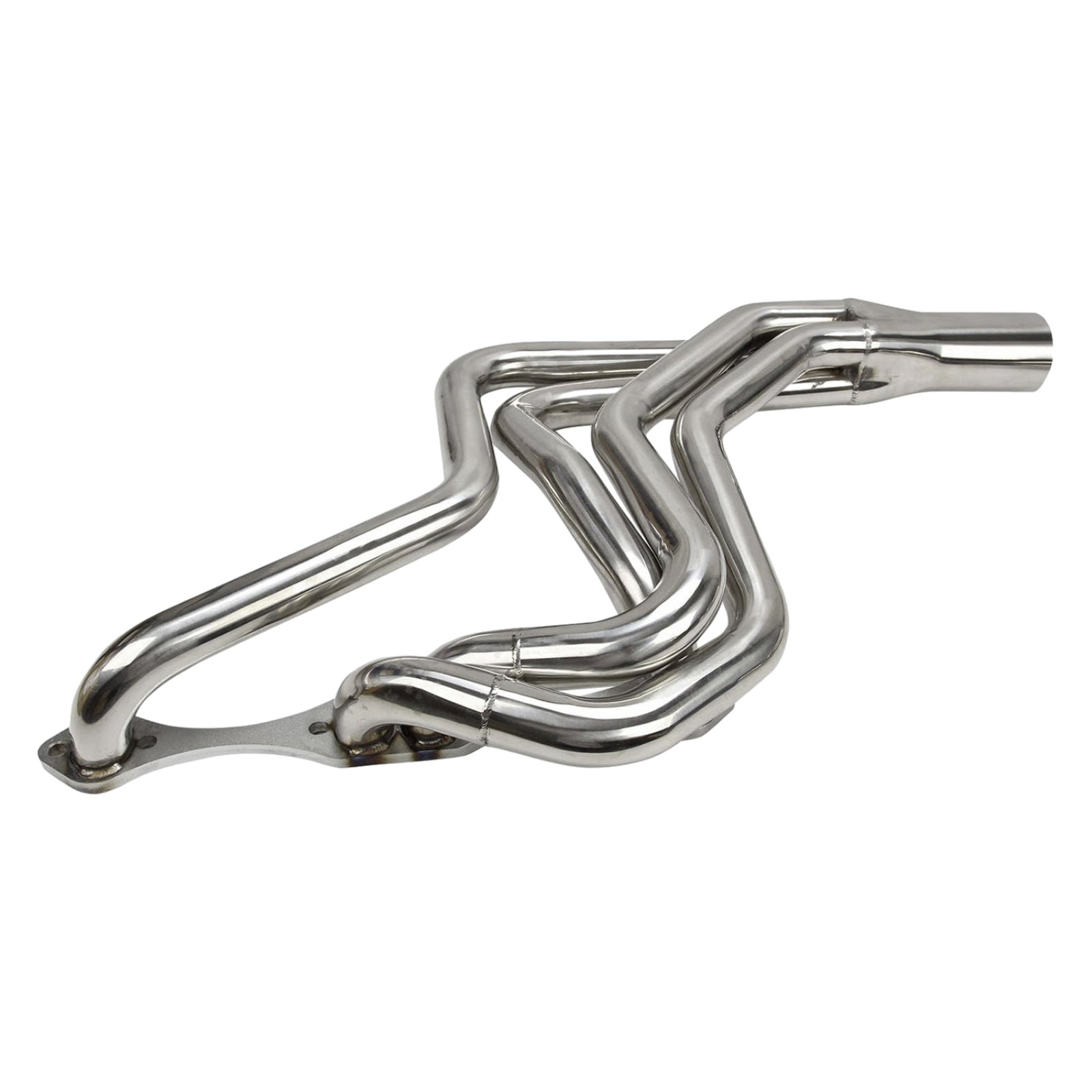 Stainless Steel Exhaust Manifold Header 267-400 fit Chevy SBC V8 1970-1987