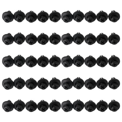 50x 6mm Fairing Clip Screw Rivets Panel Trim For Suzuki GSX, Burgman, V-Strom Generic