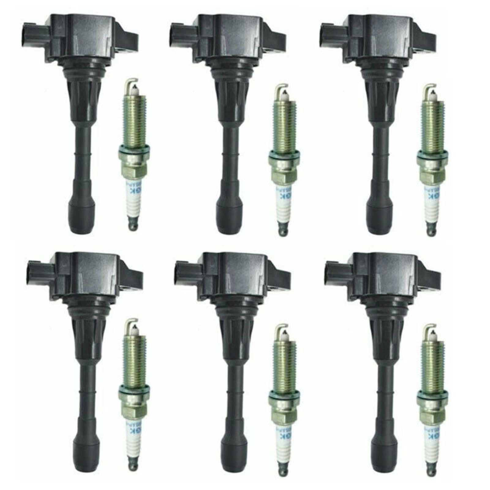 2009-2019 Nissan Maxima 3.5L V6 6 Ignition coil+6 Spark Plug UF550 2-50150 C1670,2-50150 Generic