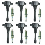 2007-2009 Nissan 350Z 3.5L V6 6 Ignition coil+6 Spark Plug UF550 2-50150 C1670,2-50150 Generic