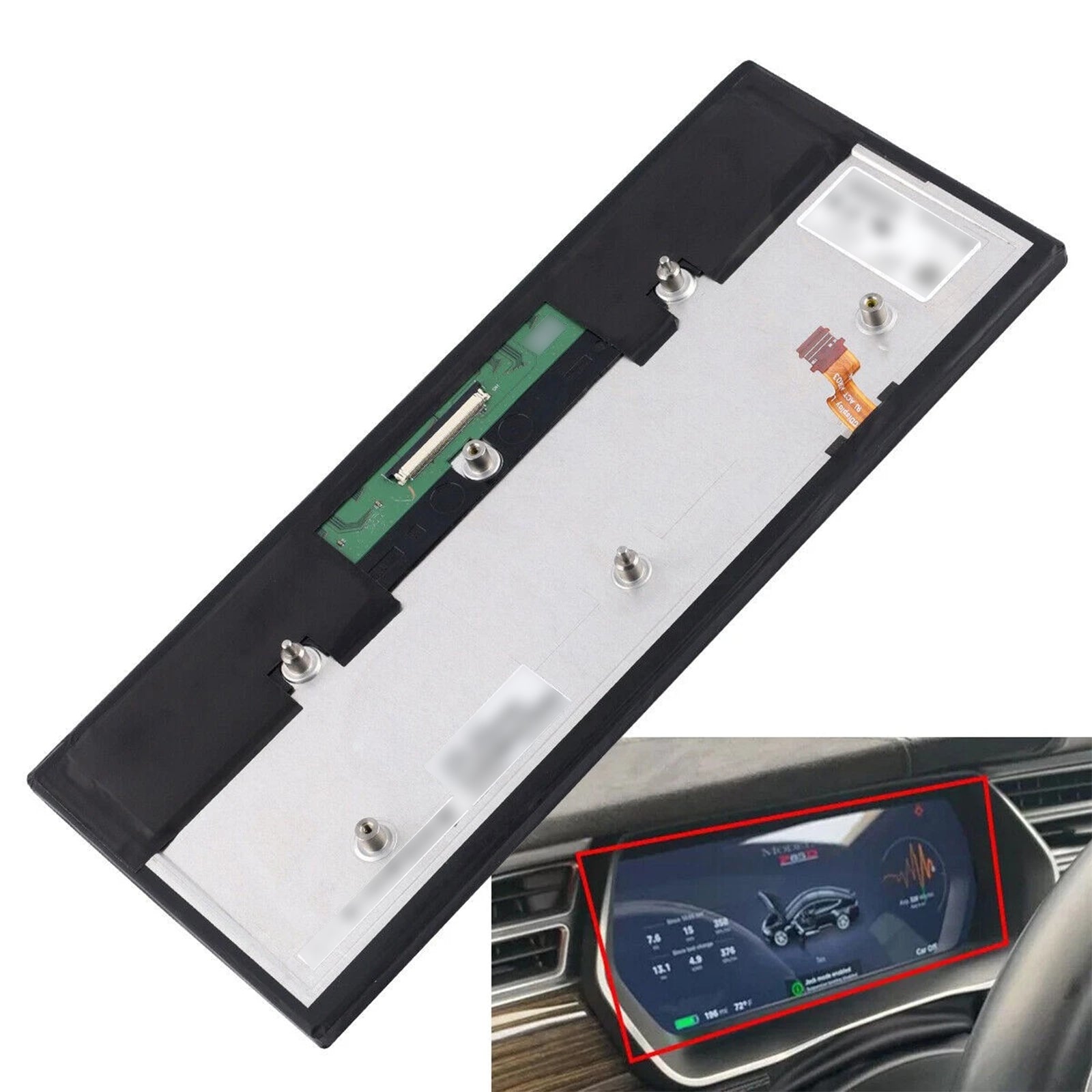 1004788 1004788-00-D Instrument Display Screen 12.3" LCD Module 2016-2020 Tesla Model S2