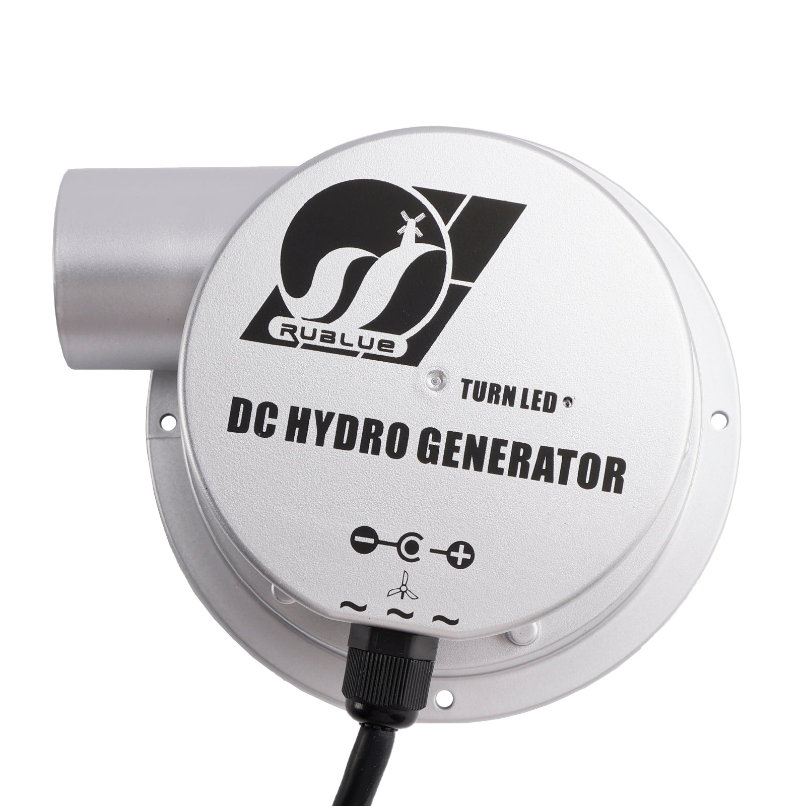 24V Water Flow Turbine Hydroelectric Generator DC36V 36W/50W AC Power Generation