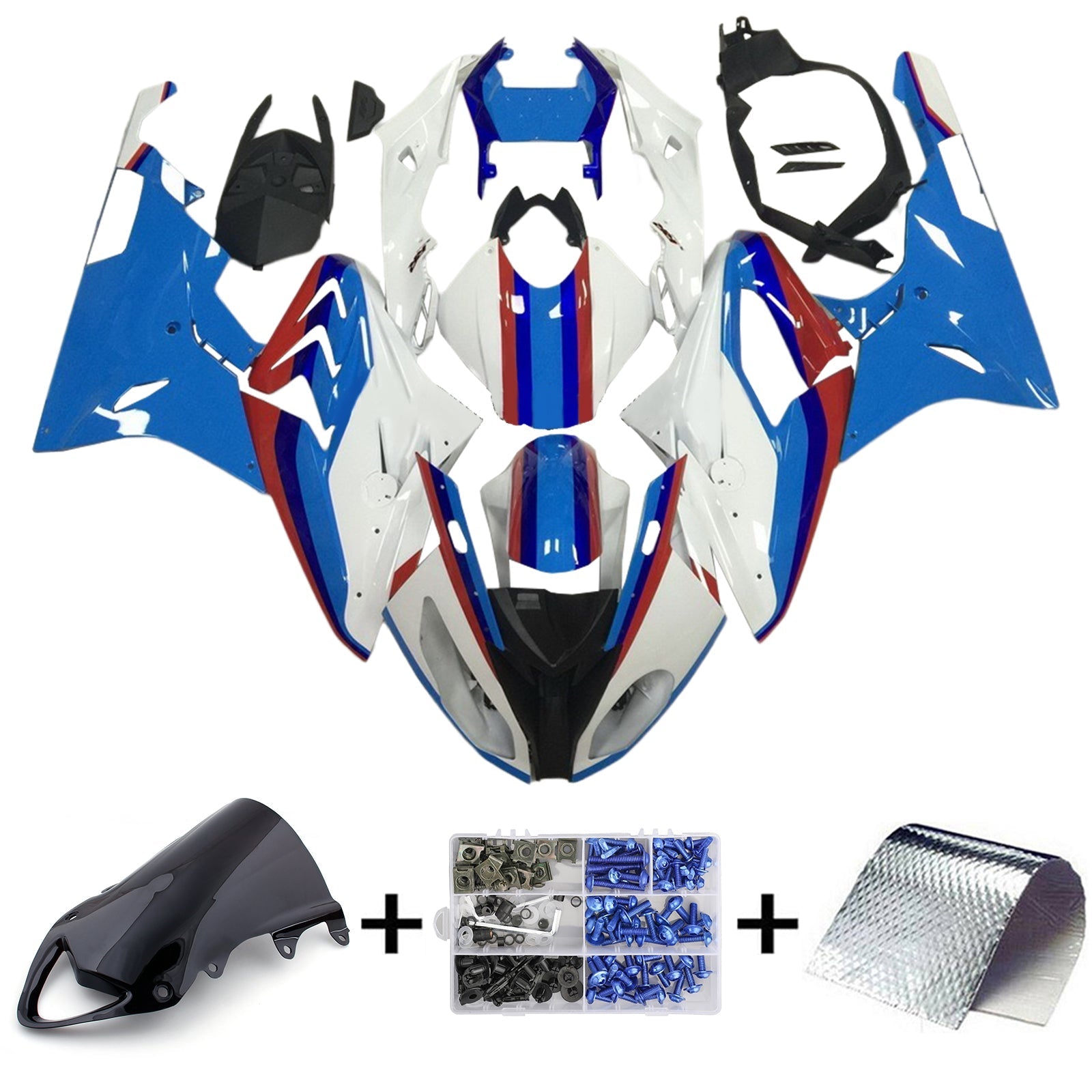 2009-2014 BMW S1000RR Fairing Kit Bodywork Plastic ABS