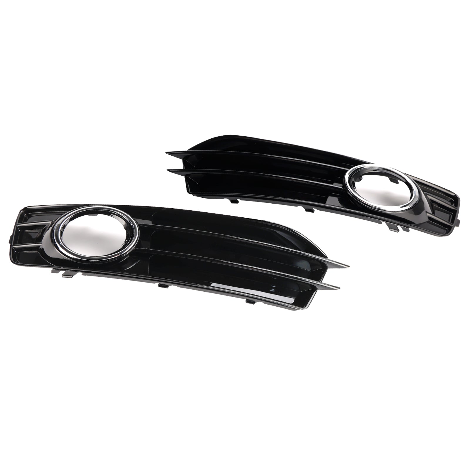 2009-2012 Audi A3 S-Line S3 Front Lower Bumper Grille Fog Light Cover 8P0807682 8P0807681
