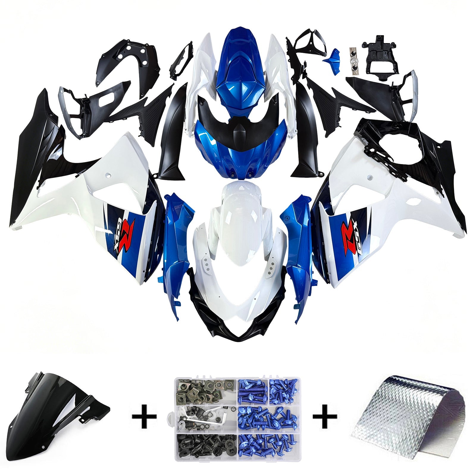 Injection Fairing Kit Bodywork Plastic ABS For Suzuki GSXR1000 2009-2016 K9