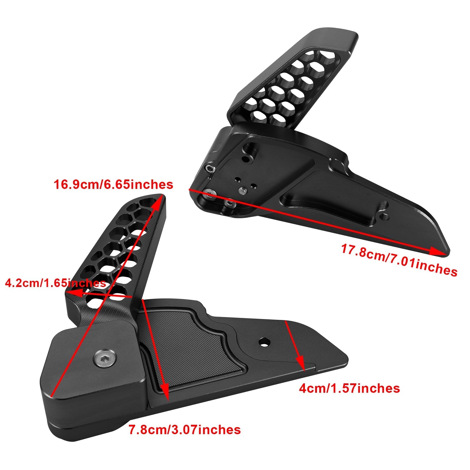 2017-2020 Vespa Primavera/Sprint 125 150 Rear Footrests Foot Peg Fedex Express