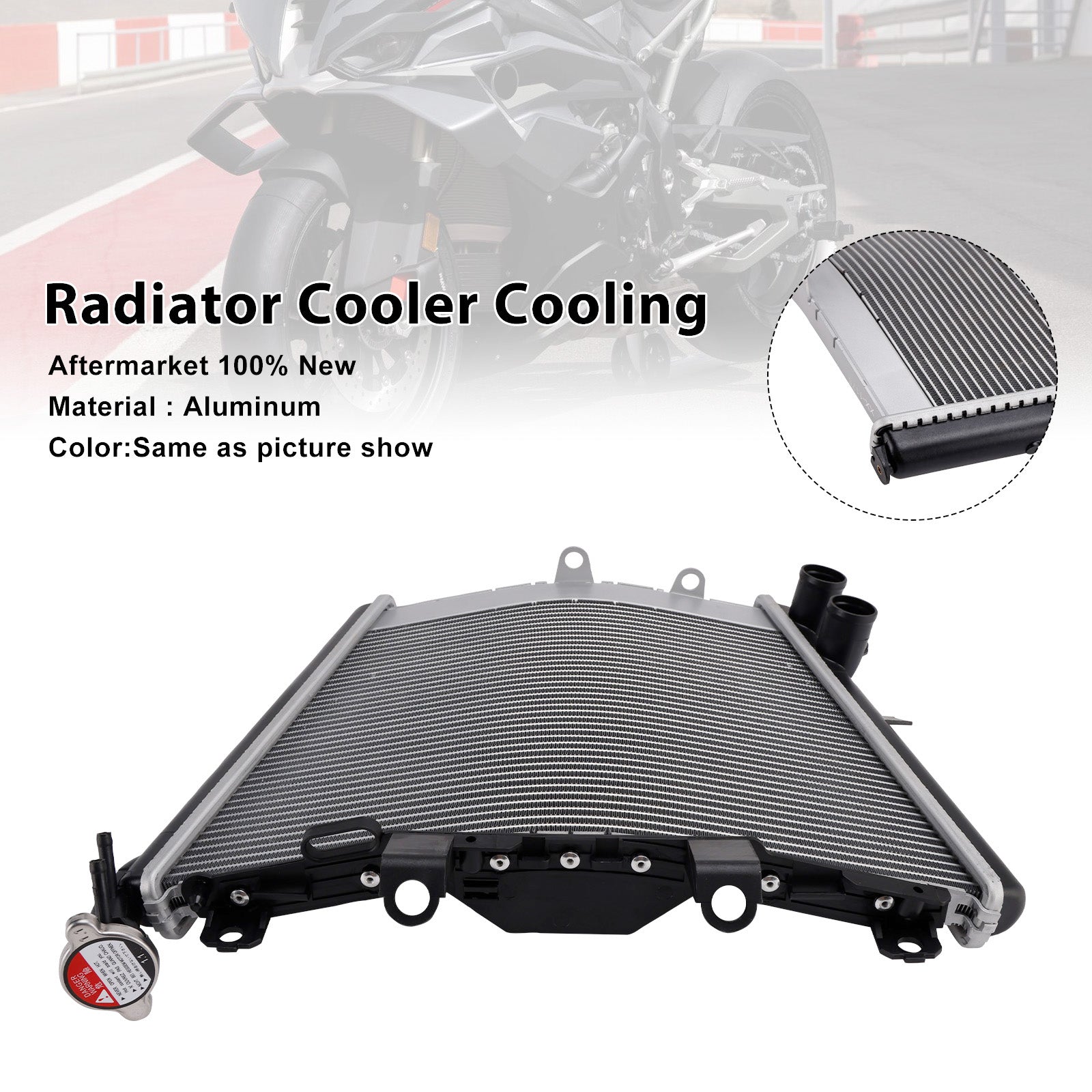 2023-2025 BMW M1000R Radiator Cooling Engine Cooler