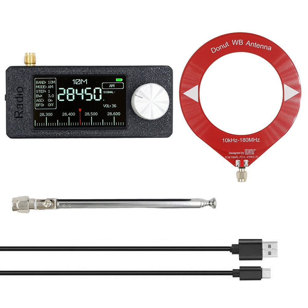 SI4732 Portable Radio 0.5-108MHz LSB AM FM Mini Pocket All-Band Radio Receiver