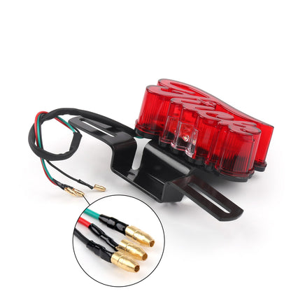 LED Brake Tail Light Running Lamp Plastic Housing For Chopper Motorcycle