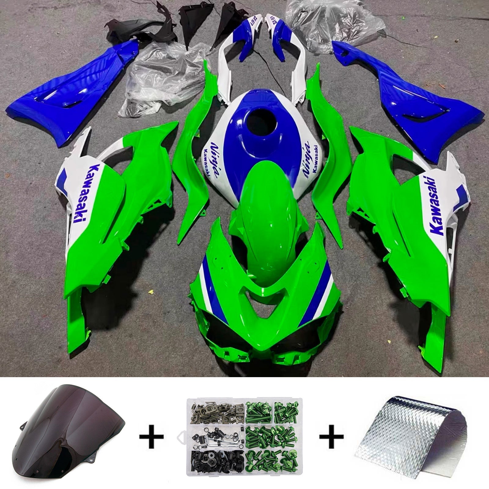 Injection Fairing Kit Bodywork Plastic ABS fit For Kawasaki ZX-6R 2024-2025