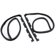 2PCS Front Door Sub Seal Rubber Set For Honda Civic 2Dr 3Dr 1992-1995 Eg6 Eg4