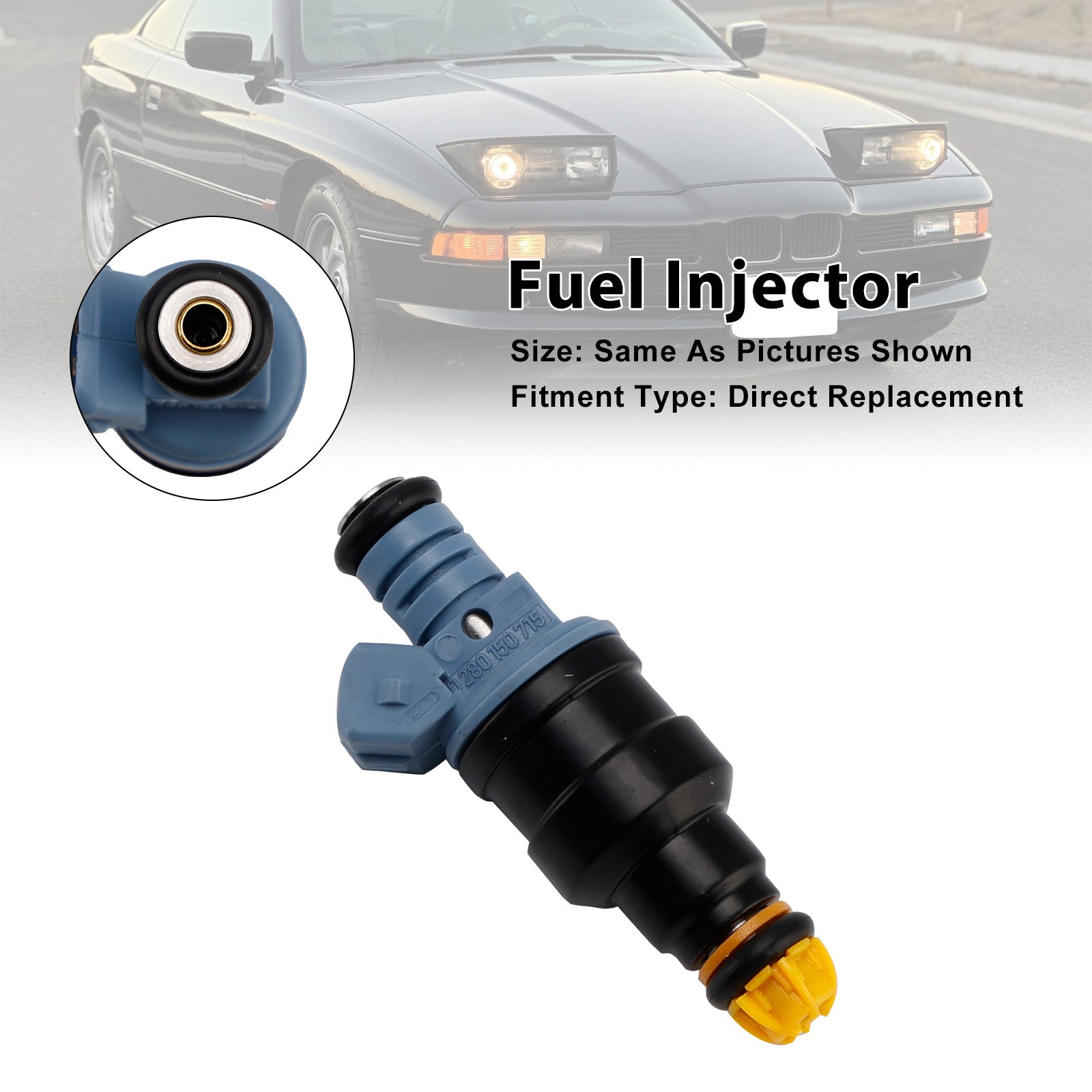 1Pcs Fuel Injector For BMW 3 Series E30 E36 2.5L 1.8L 87-97 Ford 0280150715
