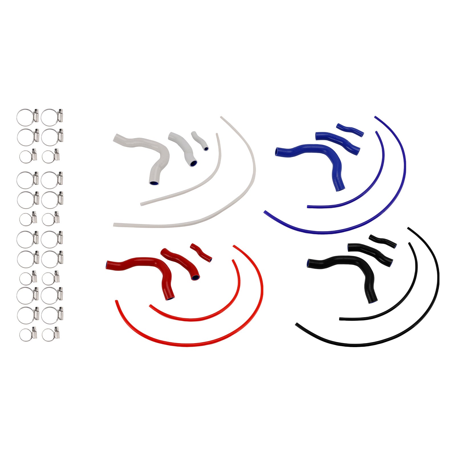 Silicone Radiator coolant Hose For Honda CB750 Hornet XL750 Transalp 23-25