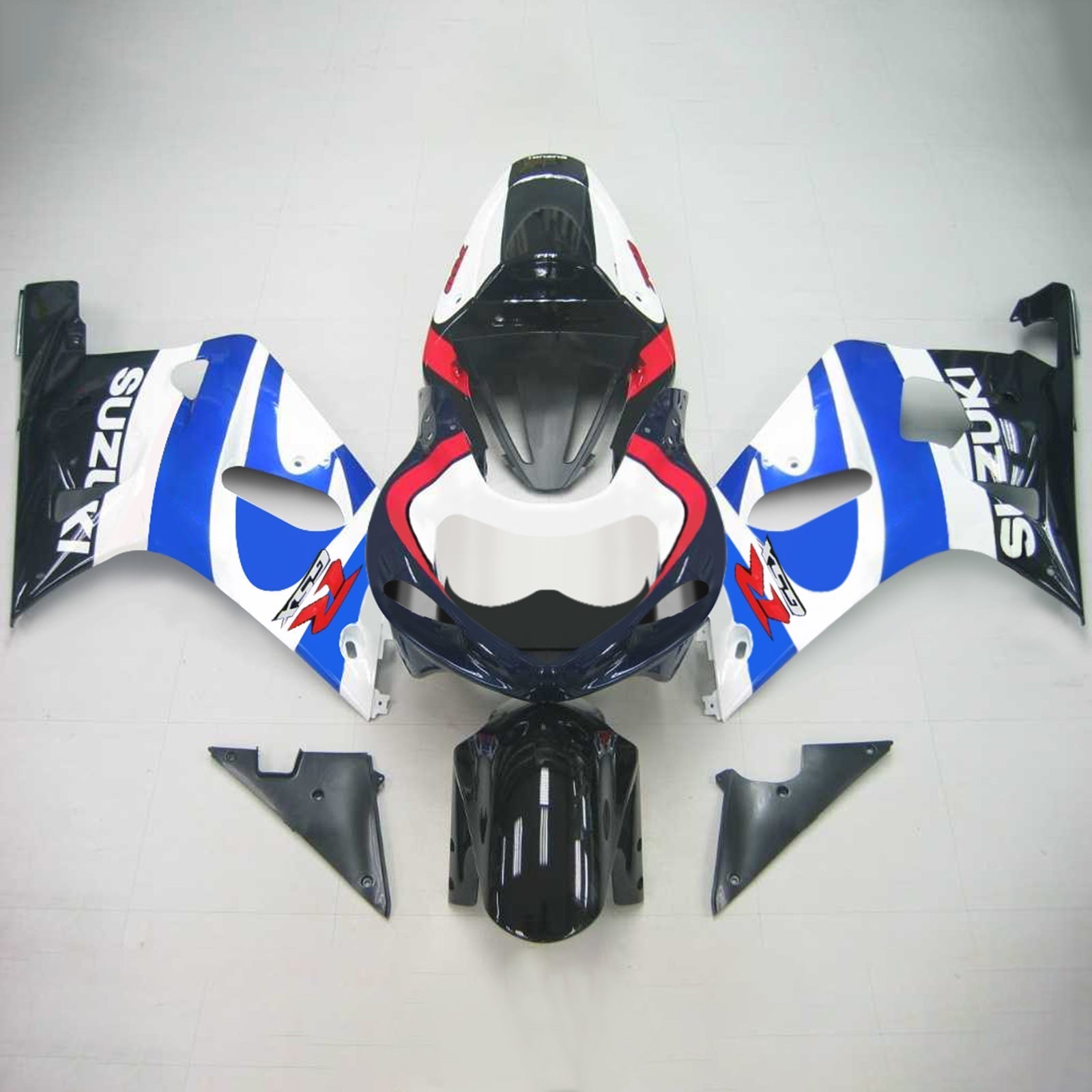 2001-2003 Suzuki GSXR750 K1 Amotopart Injection Fairing Kit Bodywork Plastic ABS #129