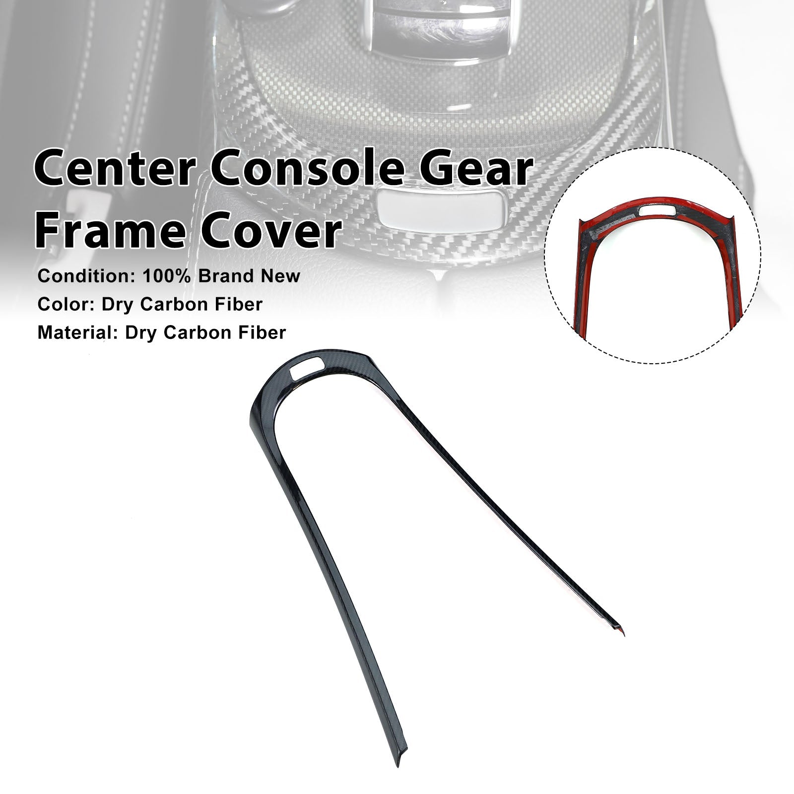 2019-2026 Fit Benz W464 W465 Carbon Fiber Center Console Gear Frame Cover